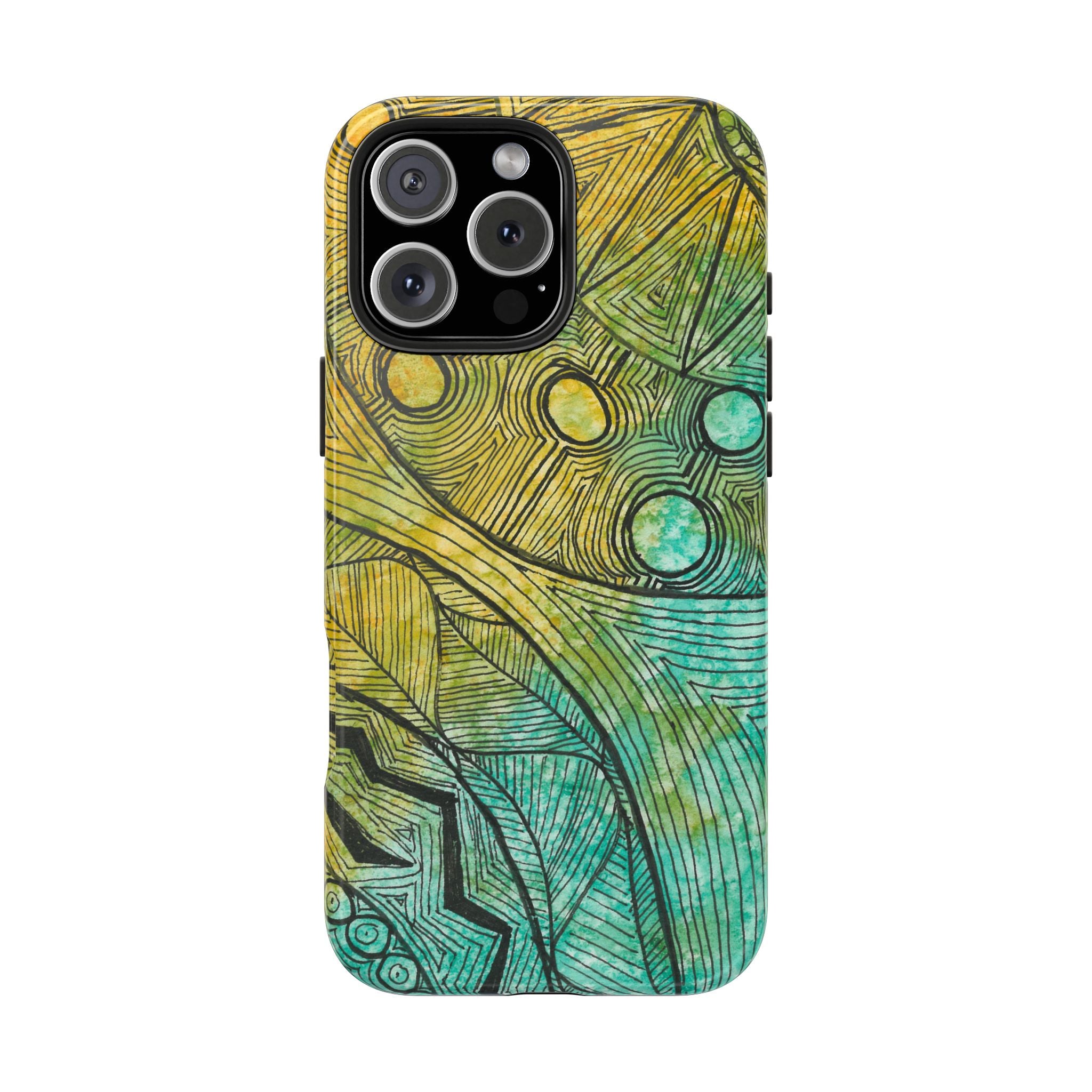 Tough Phone Case - All iPhones and Samsung Galaxys - Exciting Abstract Design #27 Come What May