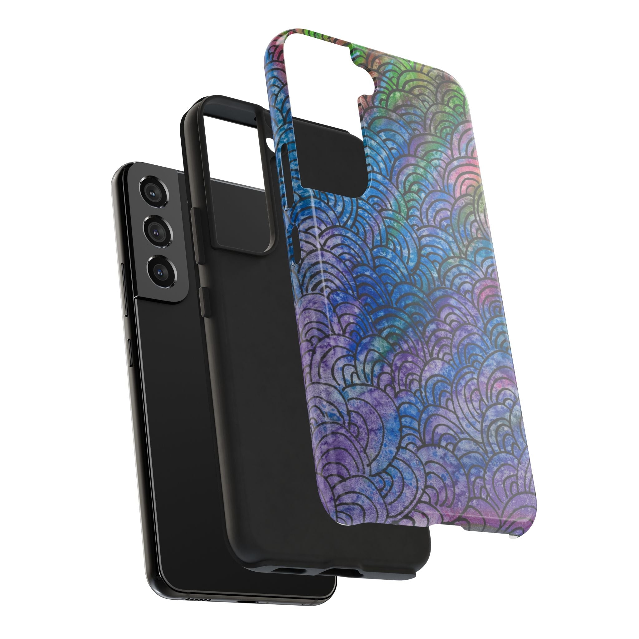 Tough Phone Case - All iPhones and Samsung Galaxys - Exciting Abstract Design #84 Ah! The Past