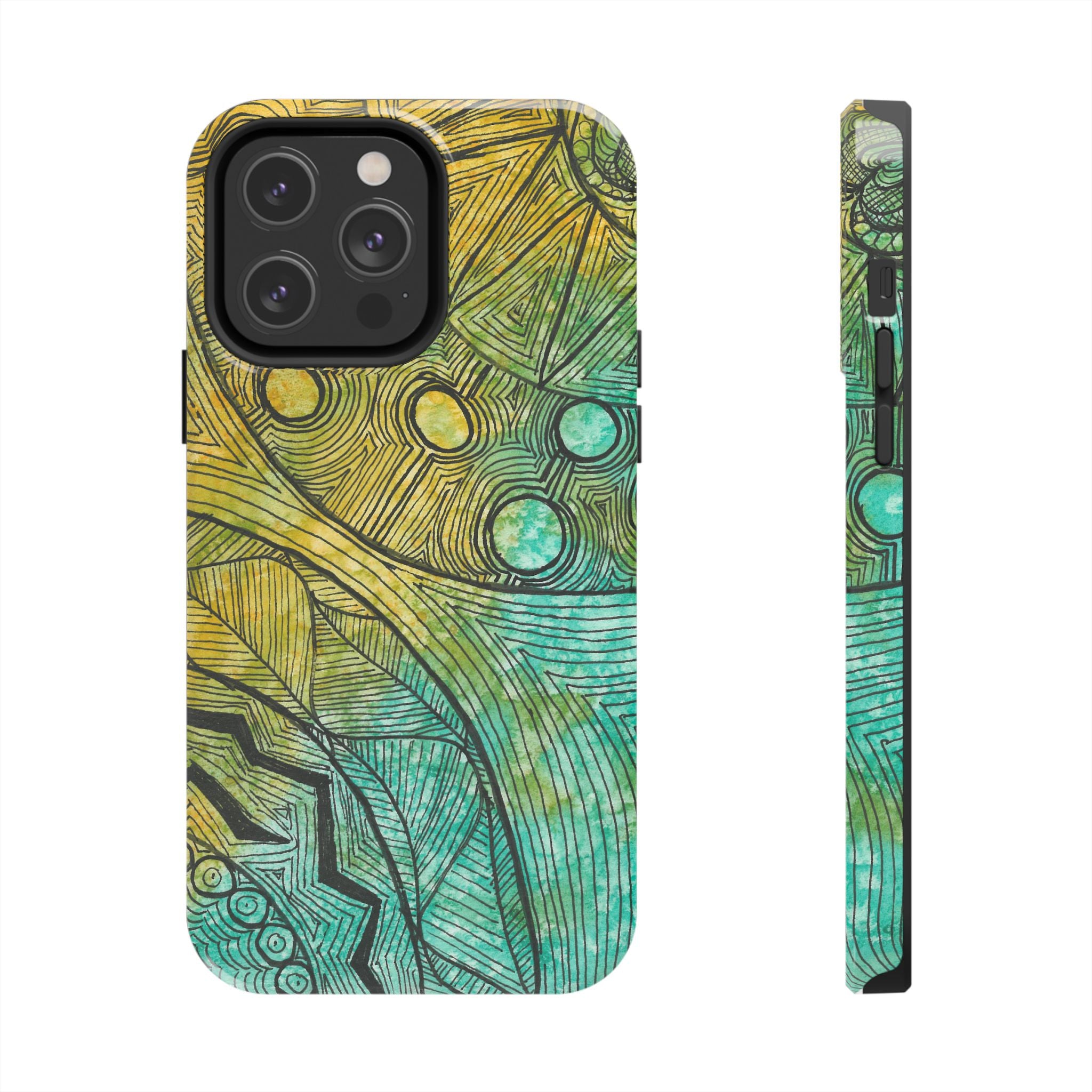 Tough Phone Case - All iPhones and Samsung Galaxys - Exciting Abstract Design #27 Come What May