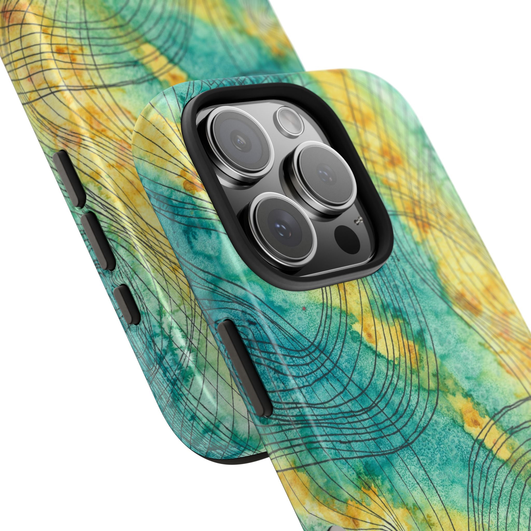 Tough Phone Case - All iPhones and Samsung Galaxys - Exciting Abstract Design #81 The Only Way Is Up