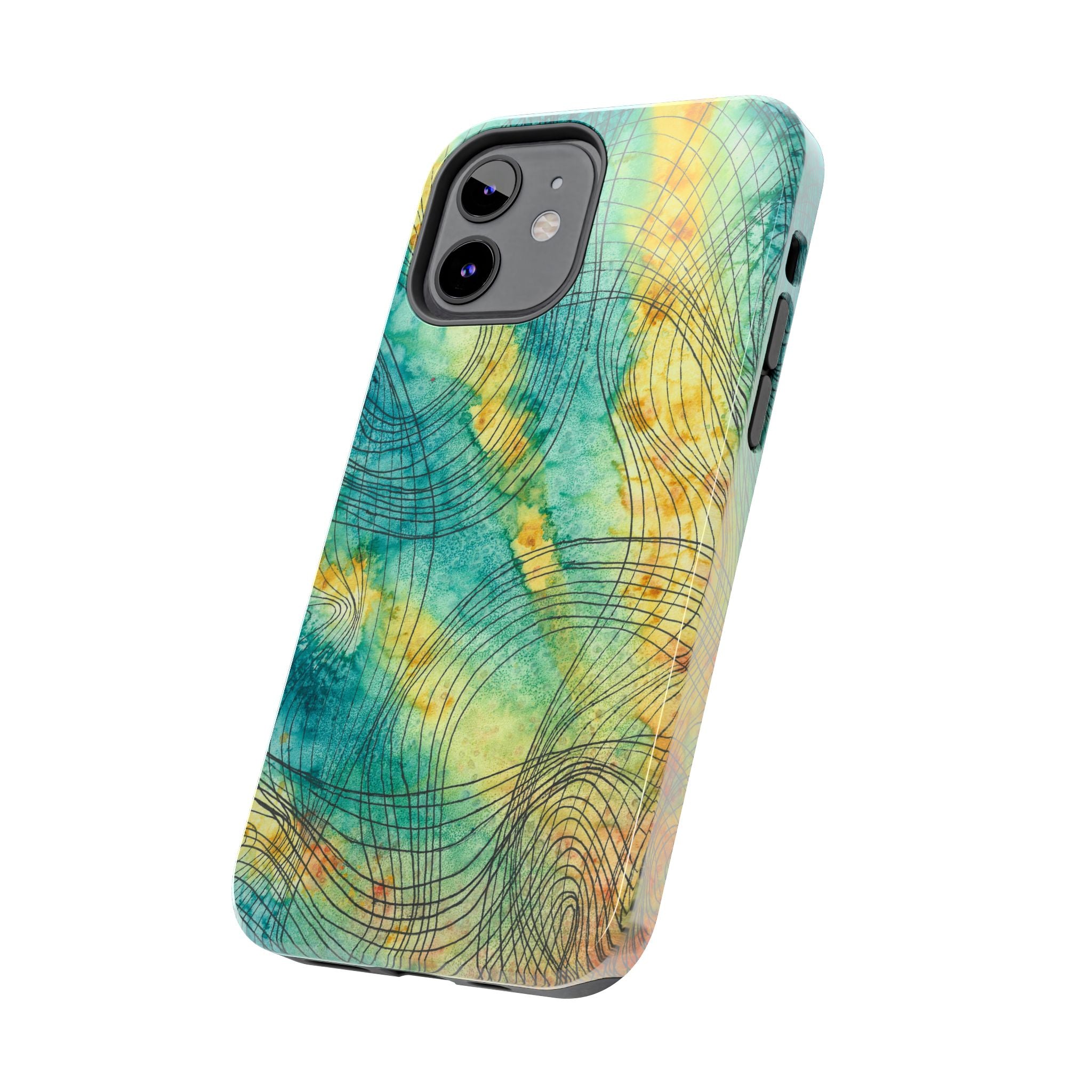 Tough Phone Case - All iPhones and Samsung Galaxys - Exciting Abstract Design #81 The Only Way Is Up