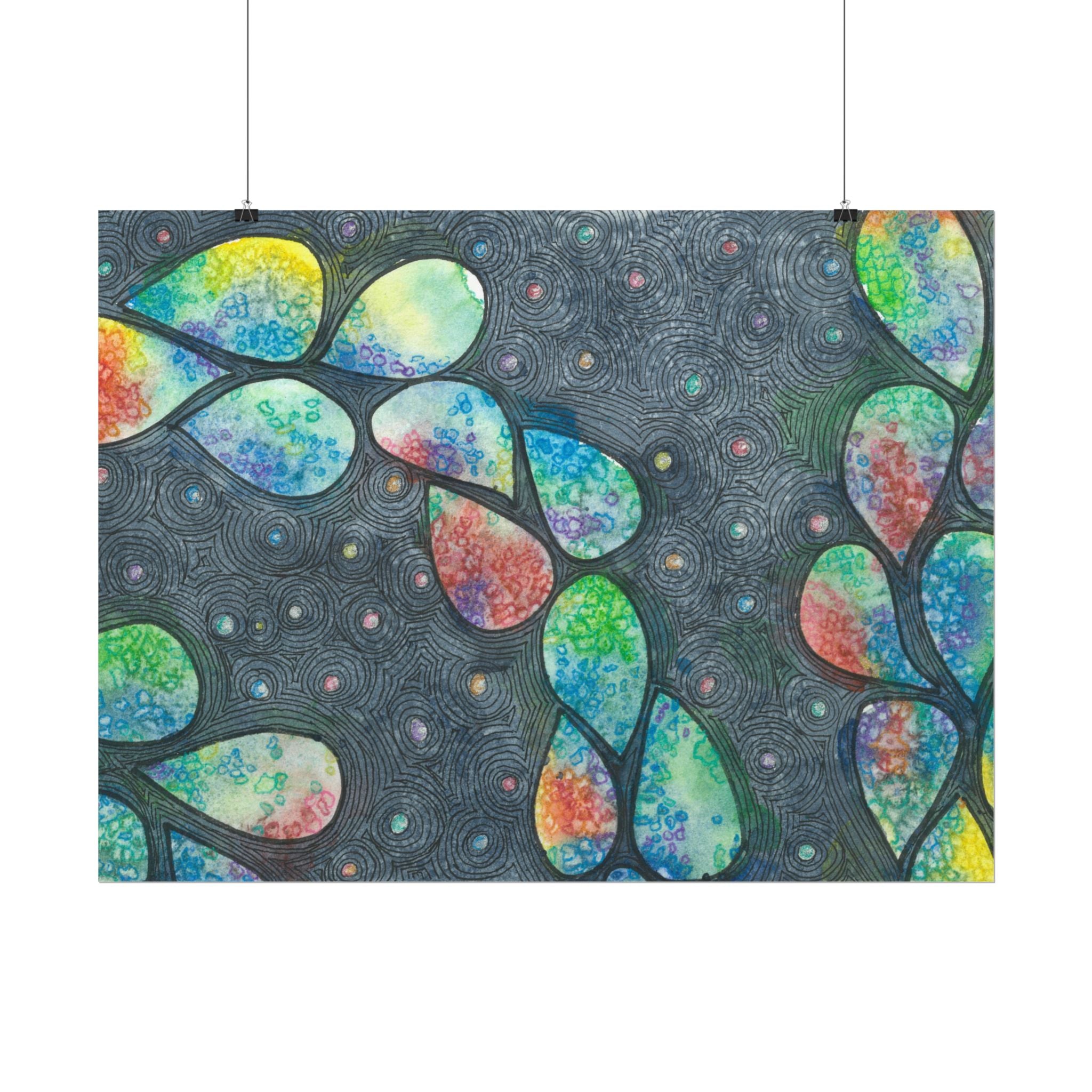 Large Colourful Wall Art, Posters & Prints, For Office, Bedroom or Living Room, or Special Gift #30 Give Us A Minute