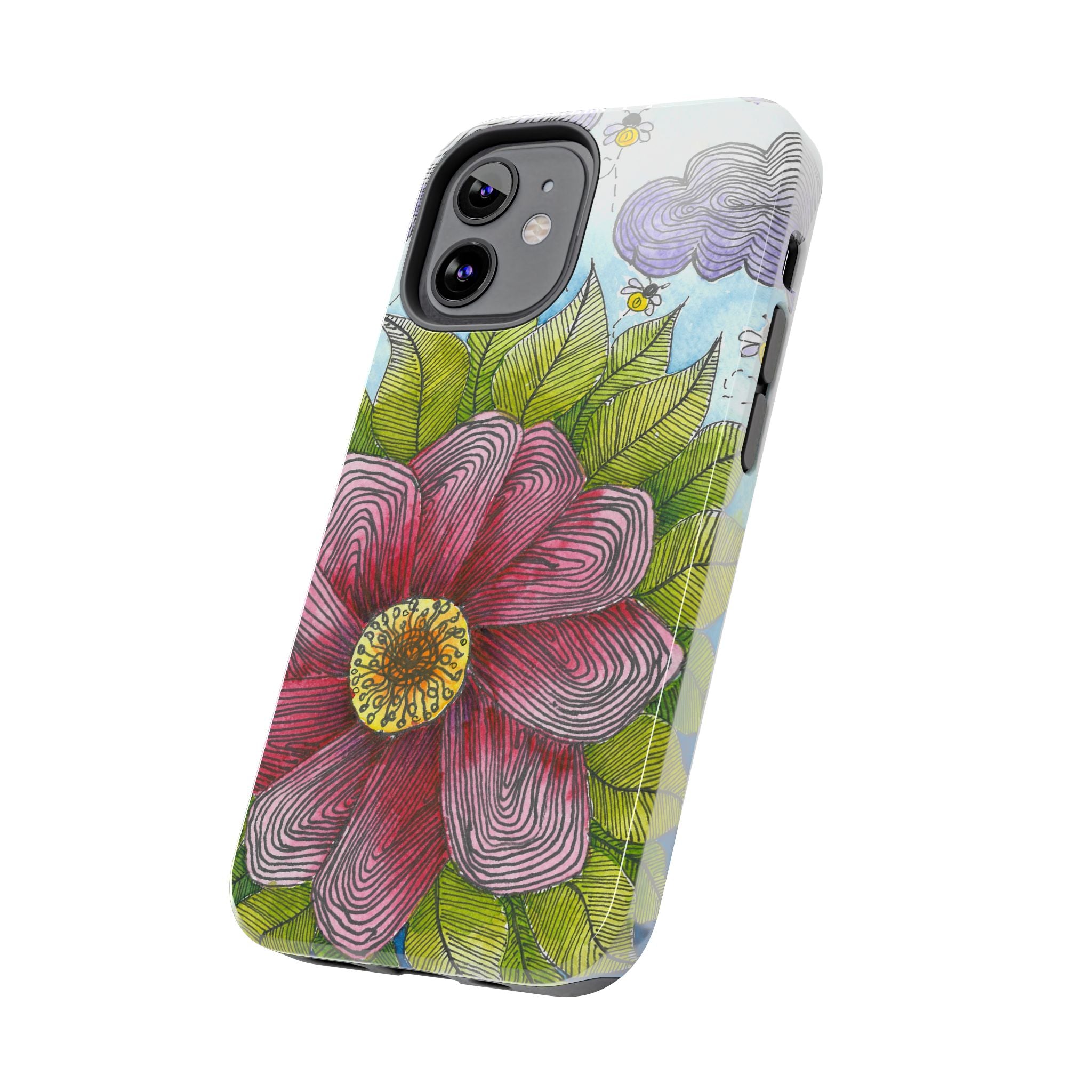 Tough Phone Case - All iPhones and Samsung Galaxys - Exciting Abstract Design  #4 Bloom'n