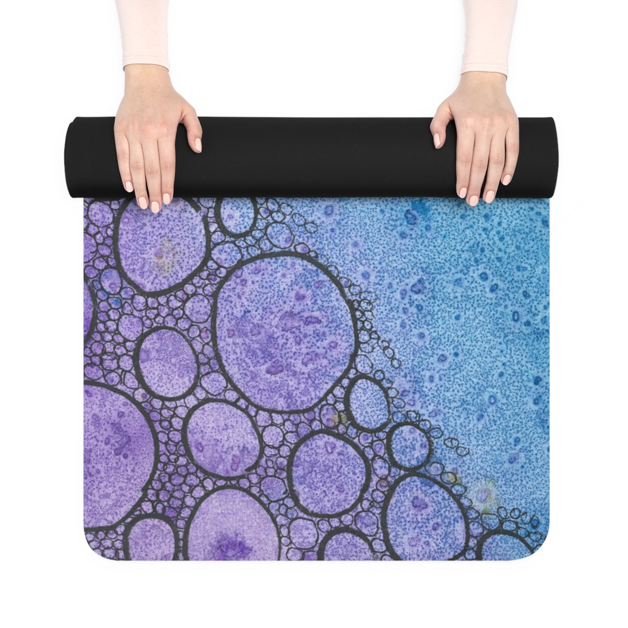 Yoga Mats and Gym Mats. Colourful Abstract Designs. Perfect for Home, Yoga or Gym Class, or a Special Gift #66 Beam Me Up Scotty
