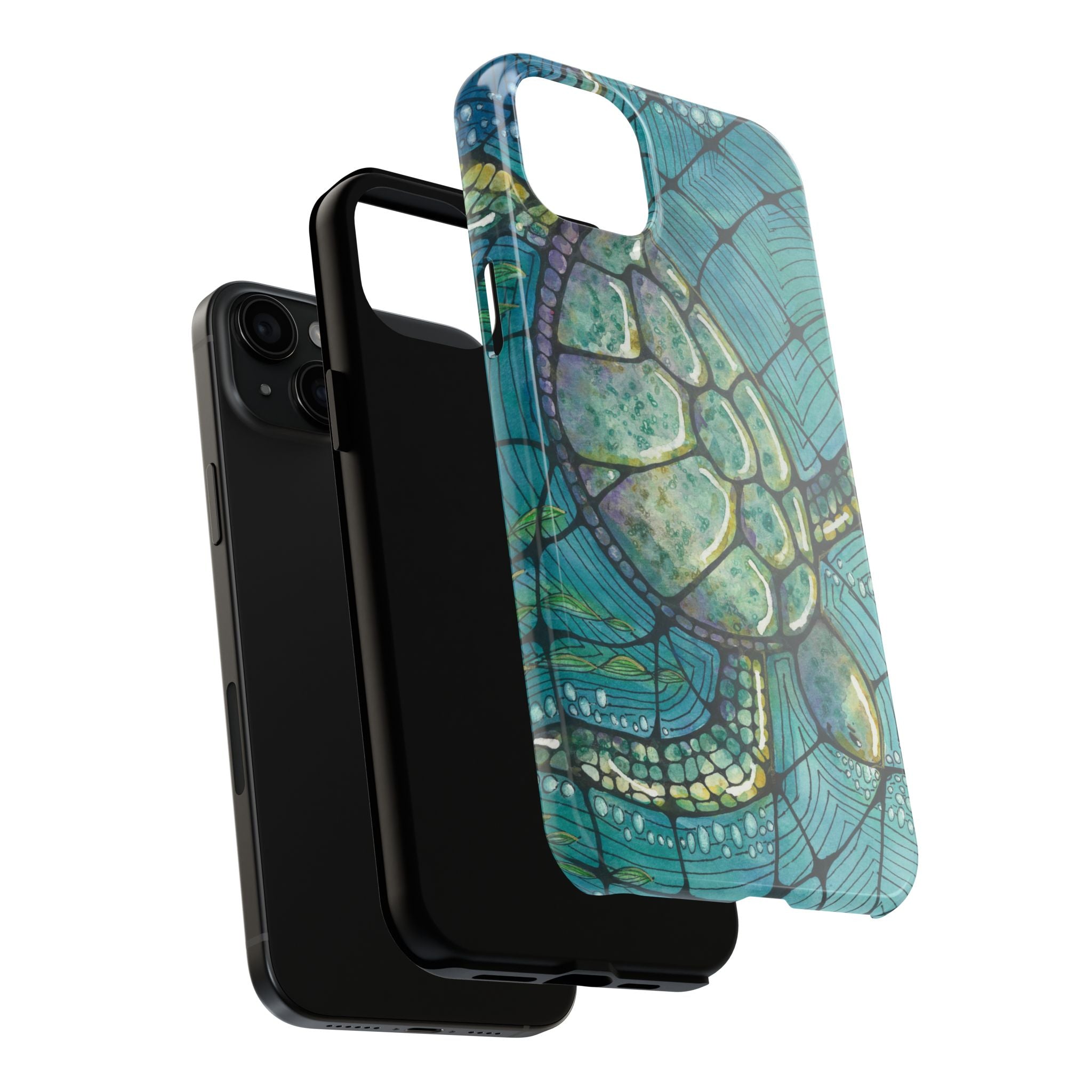 Tough Phone Case - All iPhones and Samsung Galaxys - Exciting Abstract Design #73 Turtling Along
