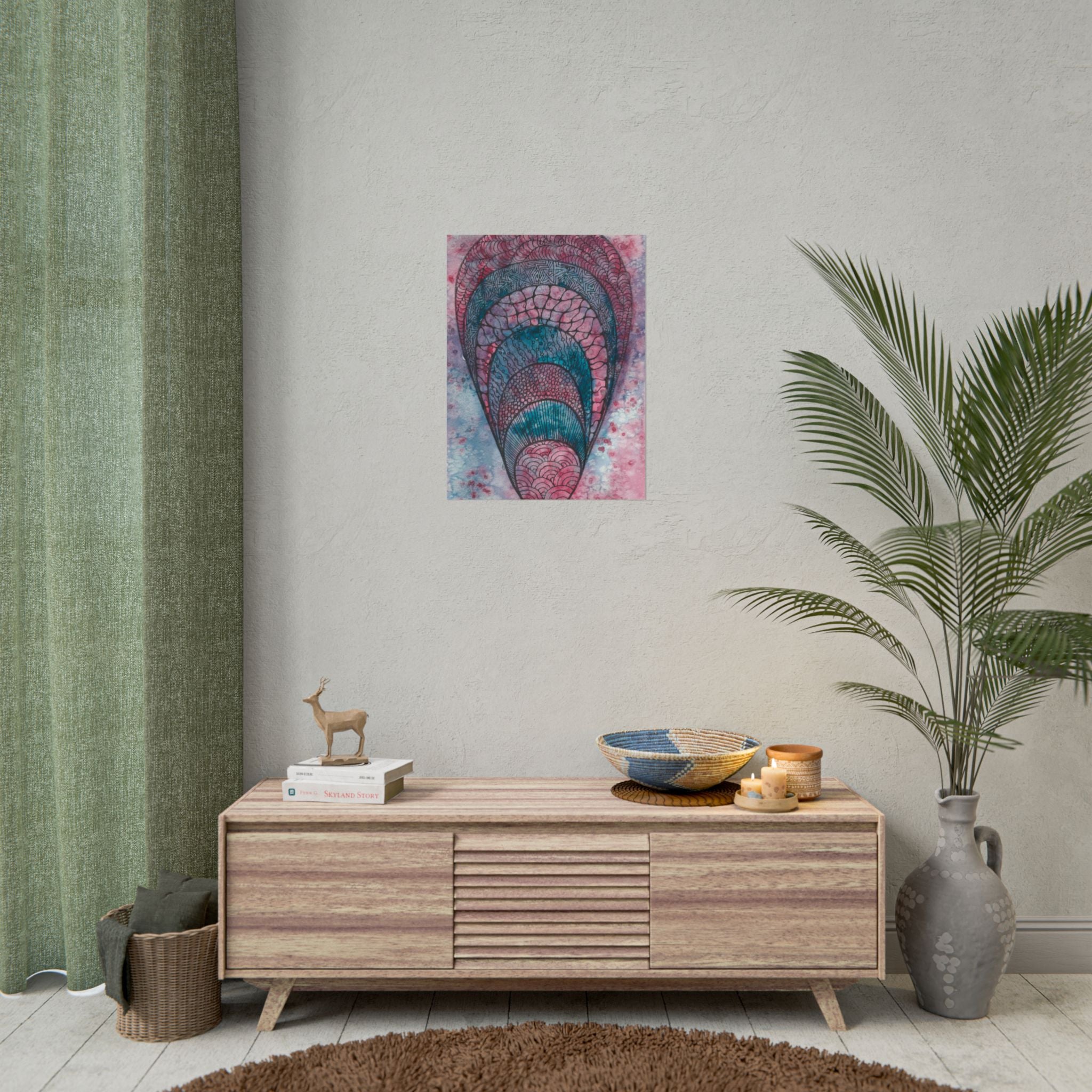 Large Colourful Wall Art, Posters & Prints, For Office, Bedroom or Living Room, or Special Gift #92 The Goddess Lives