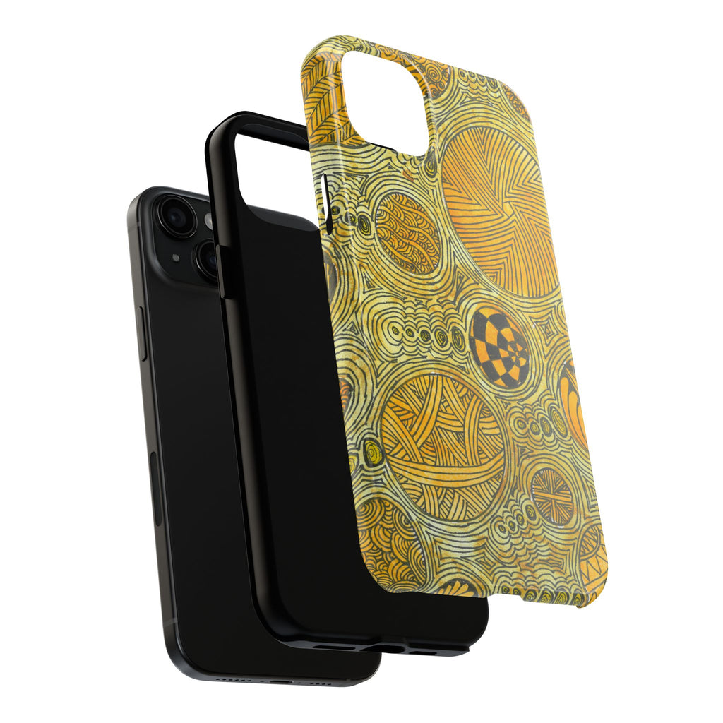 Tough Phone Case - All iPhones and Samsung Galaxys - Exciting Abstract Design #38 The Conversationalist
