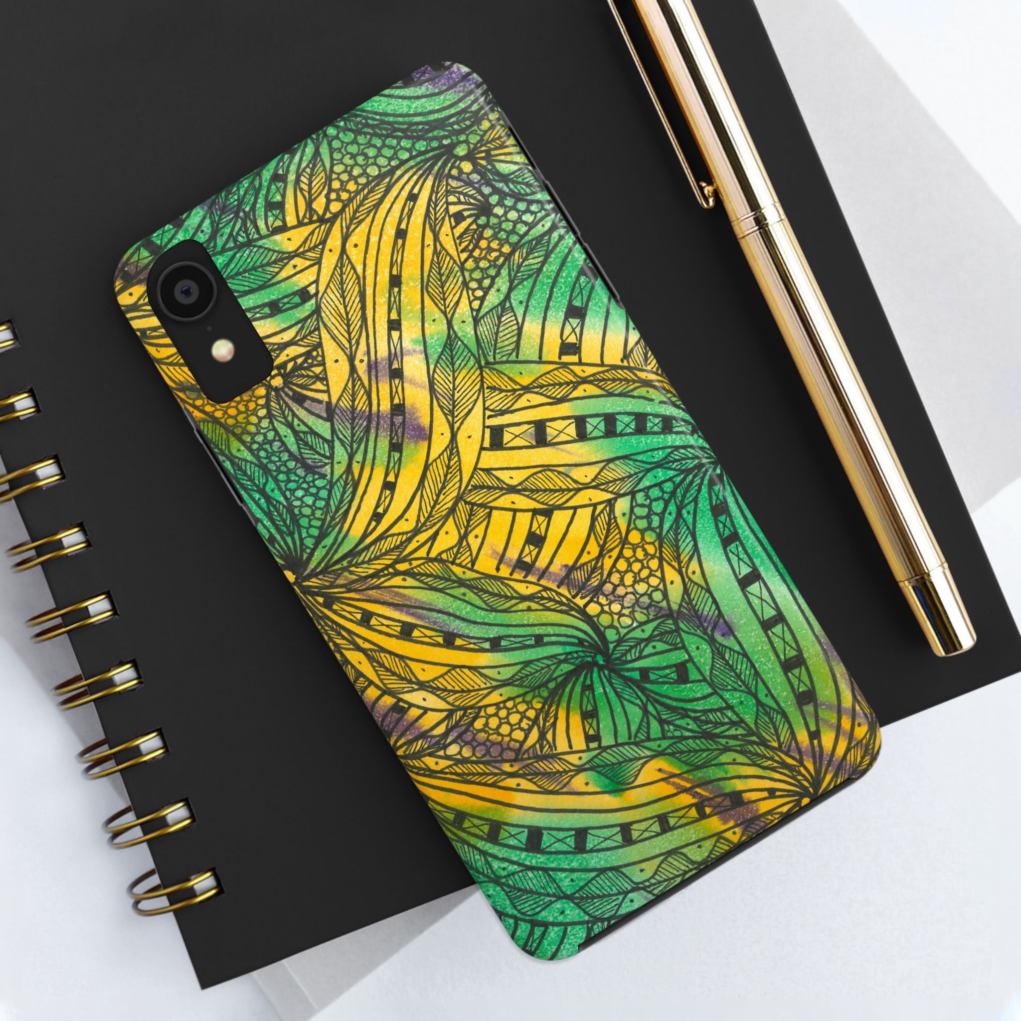 Tough Phone Case - All iPhones and Samsung Galaxys - Exciting Abstract Design #37 Shubbery!