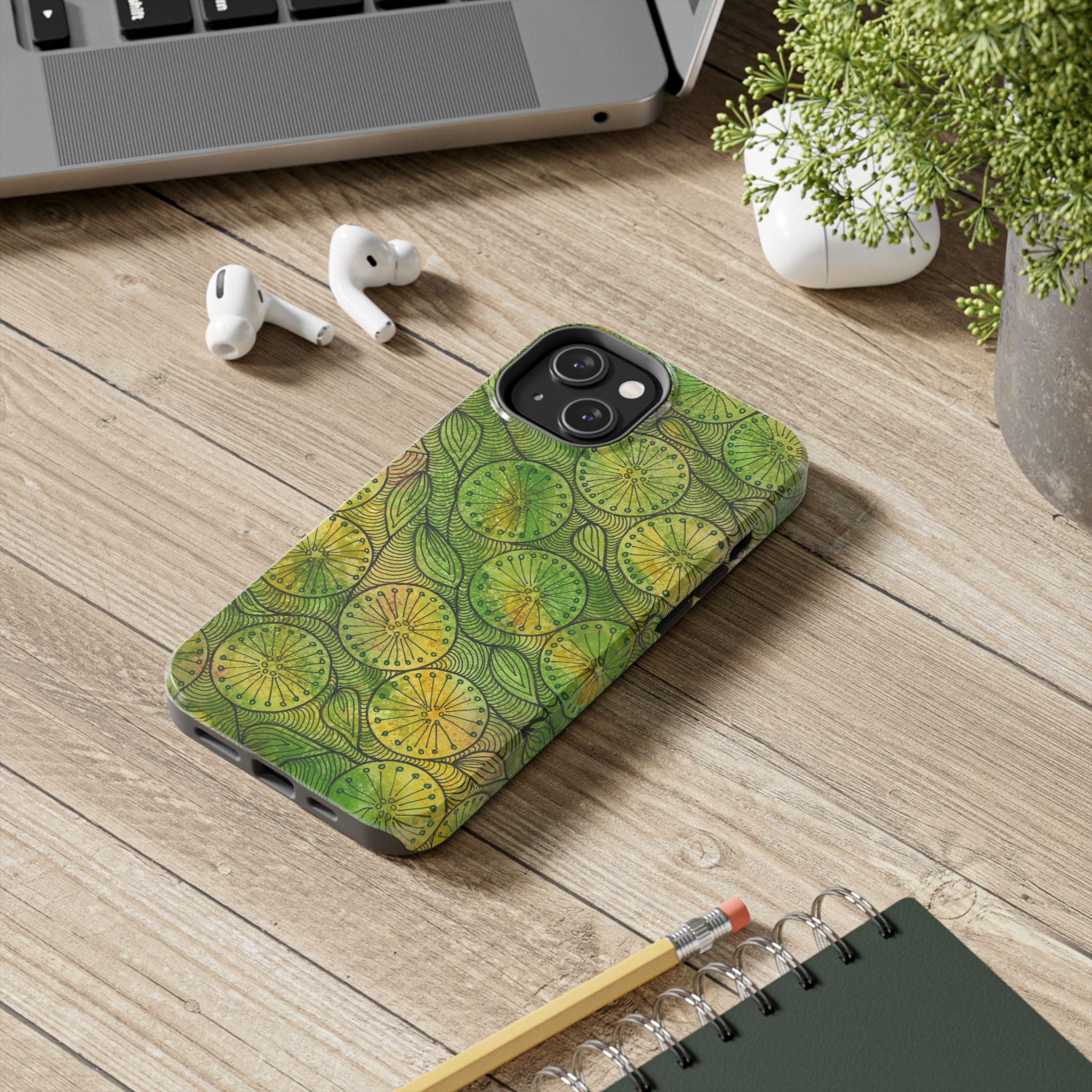 Tough Phone Case - All iPhones and Samsung Galaxys - Exciting Abstract Design #63 Margarita Mondays