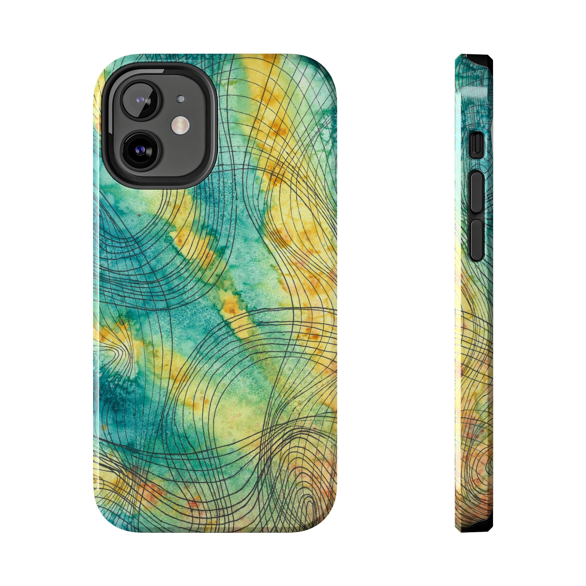 Tough Phone Case - All iPhones and Samsung Galaxys - Exciting Abstract Design #81 The Only Way Is Up