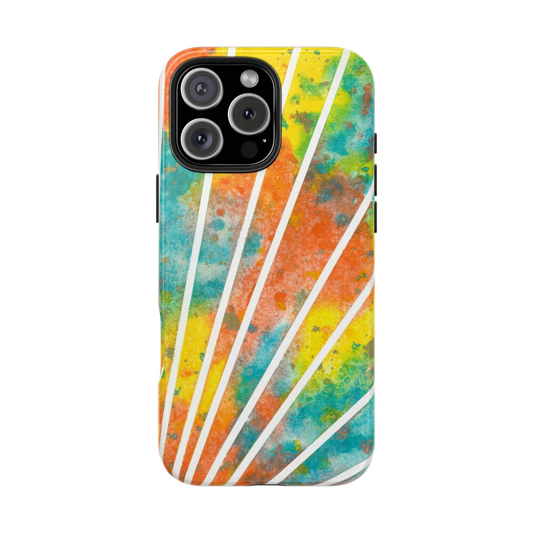 Tough Phone Case - All iPhones and Samsung Galaxys - Exciting Abstract Design #101 Your Energy Radiates