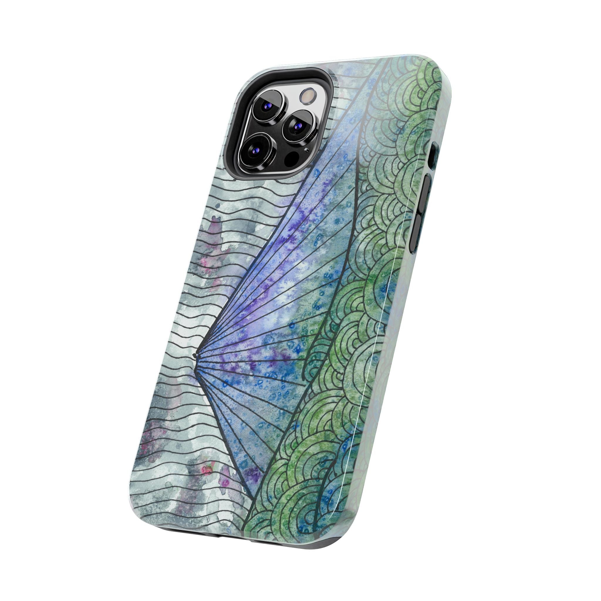 Tough Phone Case - All iPhones and Samsung Galaxys - Exciting Abstract Design #90 Rtanj Pyramid - Serbia