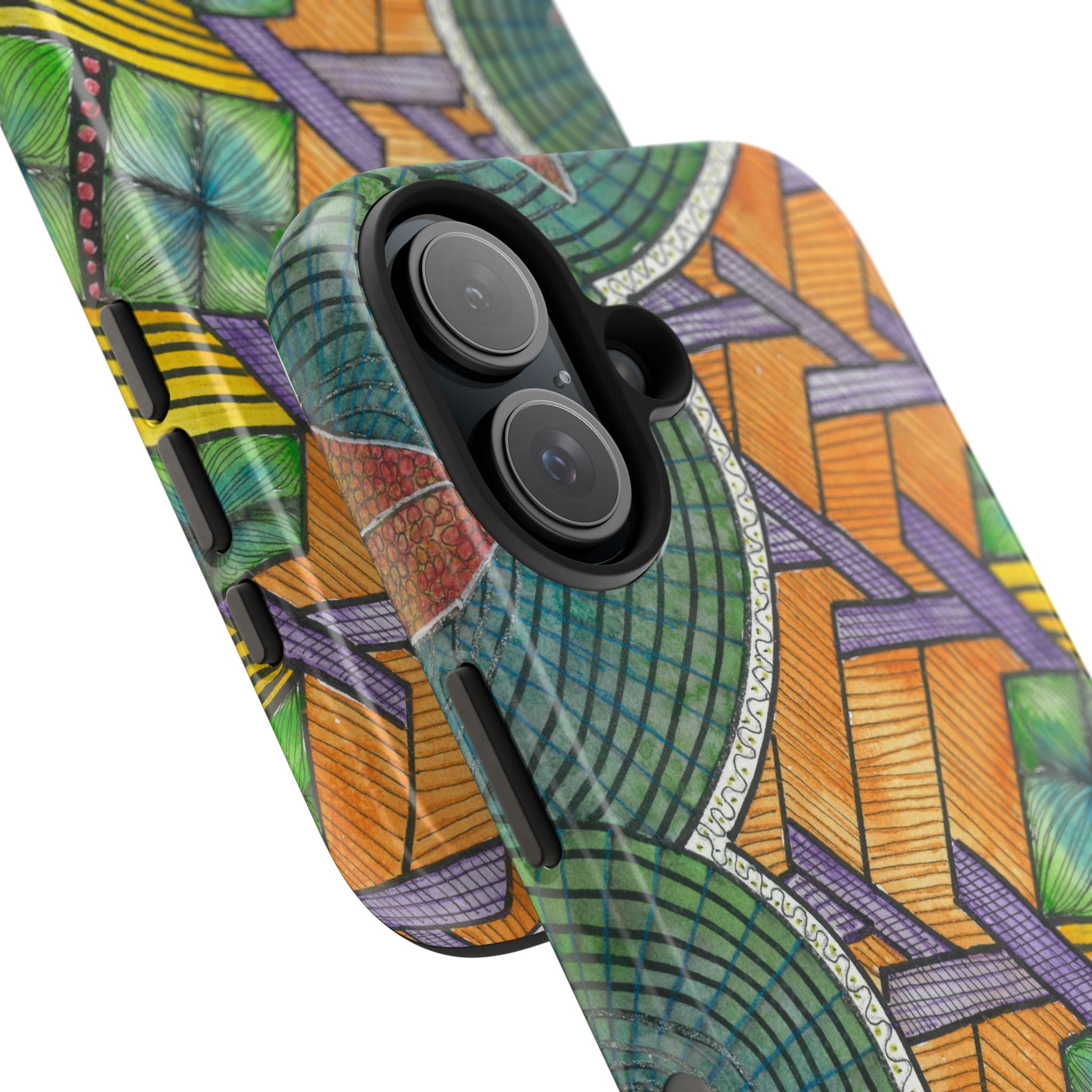 Tough Phone Case - All iPhones and Samsung Galaxys - Exciting Abstract Design #31 T'Eye Land