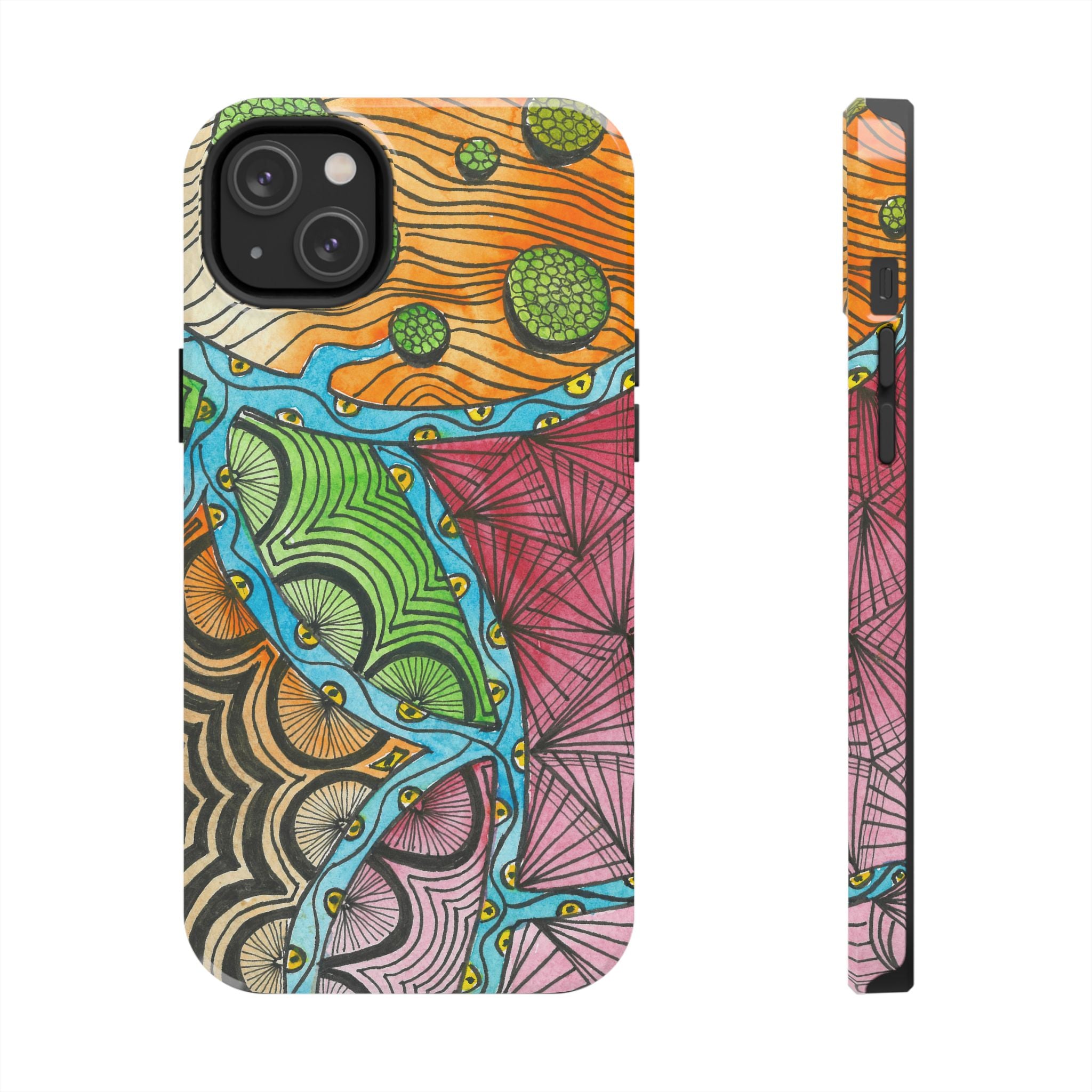 Tough Phone Case - All iPhones and Samsung Galaxys - Exciting Abstract Design #11 Today's The Day