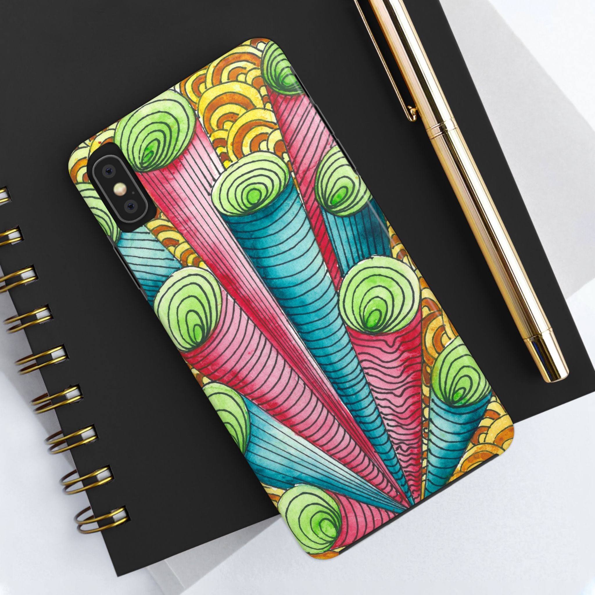 Tough Phone Case - All iPhones and Samsung Galaxys - Exciting Abstract Design #93 On A Mission