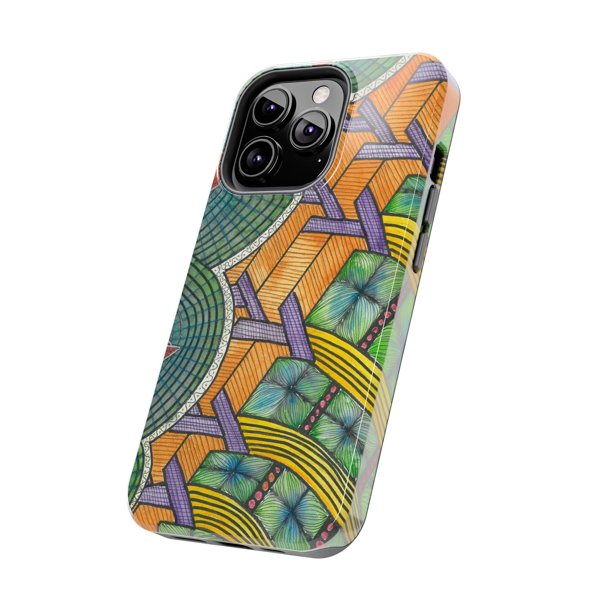 Tough Phone Case - All iPhones and Samsung Galaxys - Exciting Abstract Design #31 T'Eye Land