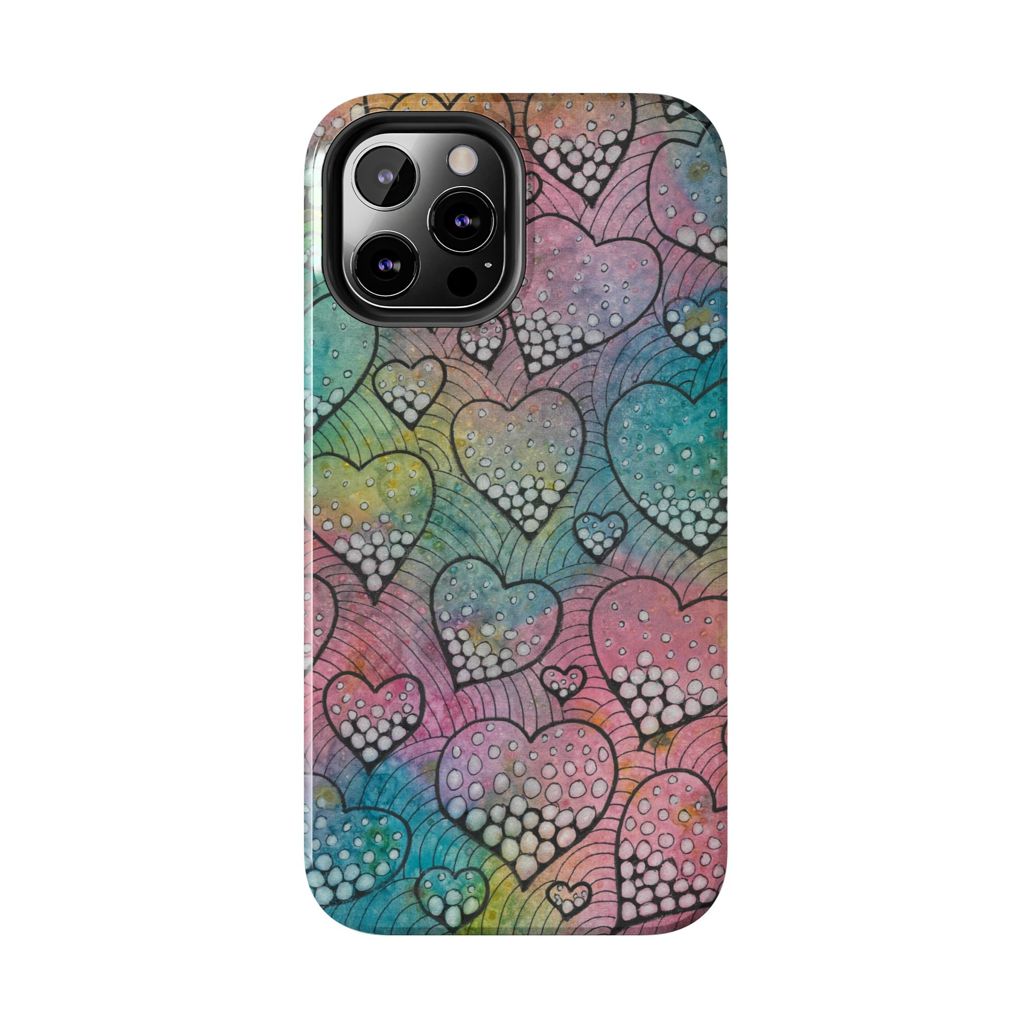 Tough Phone Case - All iPhones and Samsung Galaxys - Exciting Abstract Design #97 What's Love Got To Do With It