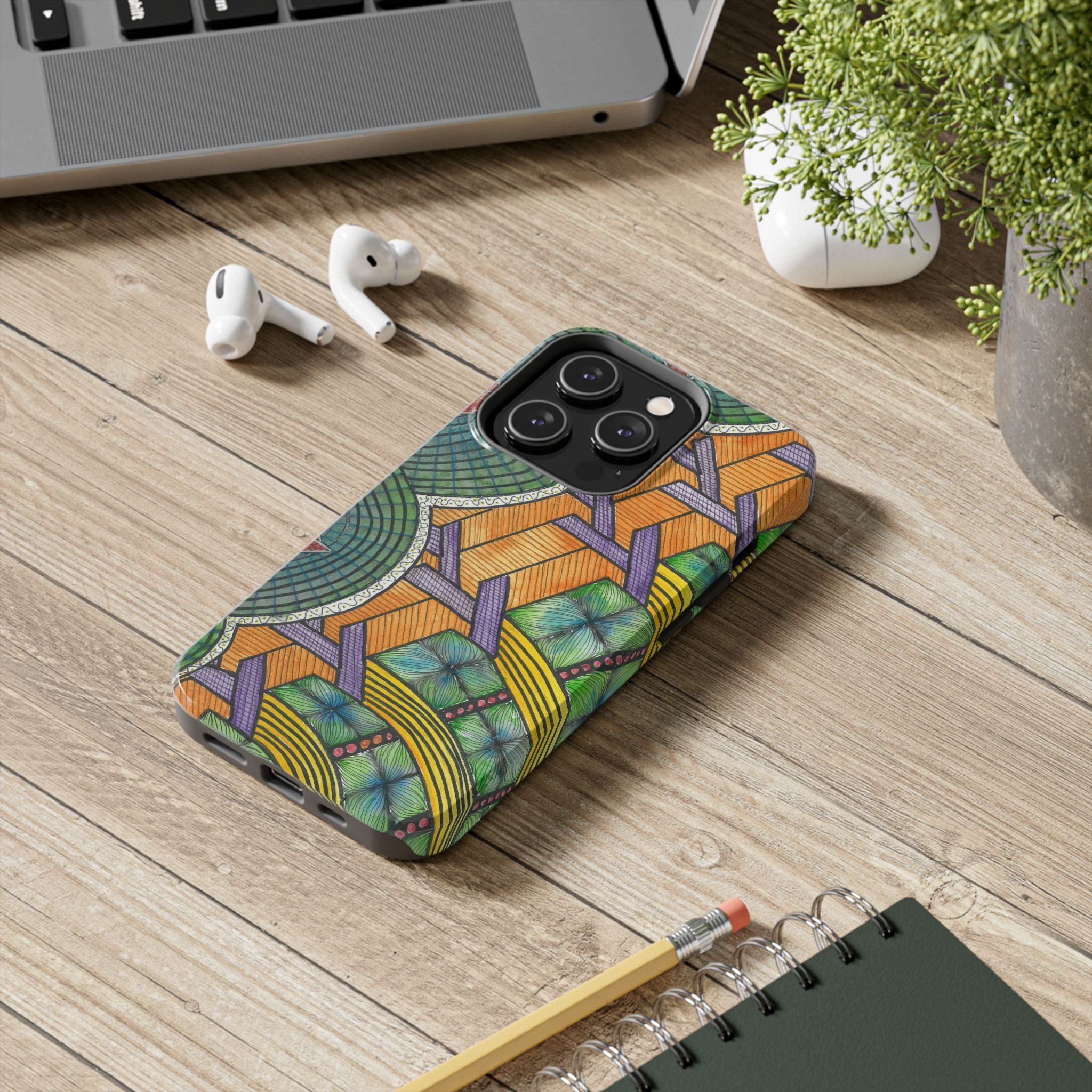 Tough Phone Case - All iPhones and Samsung Galaxys - Exciting Abstract Design #31 T'Eye Land