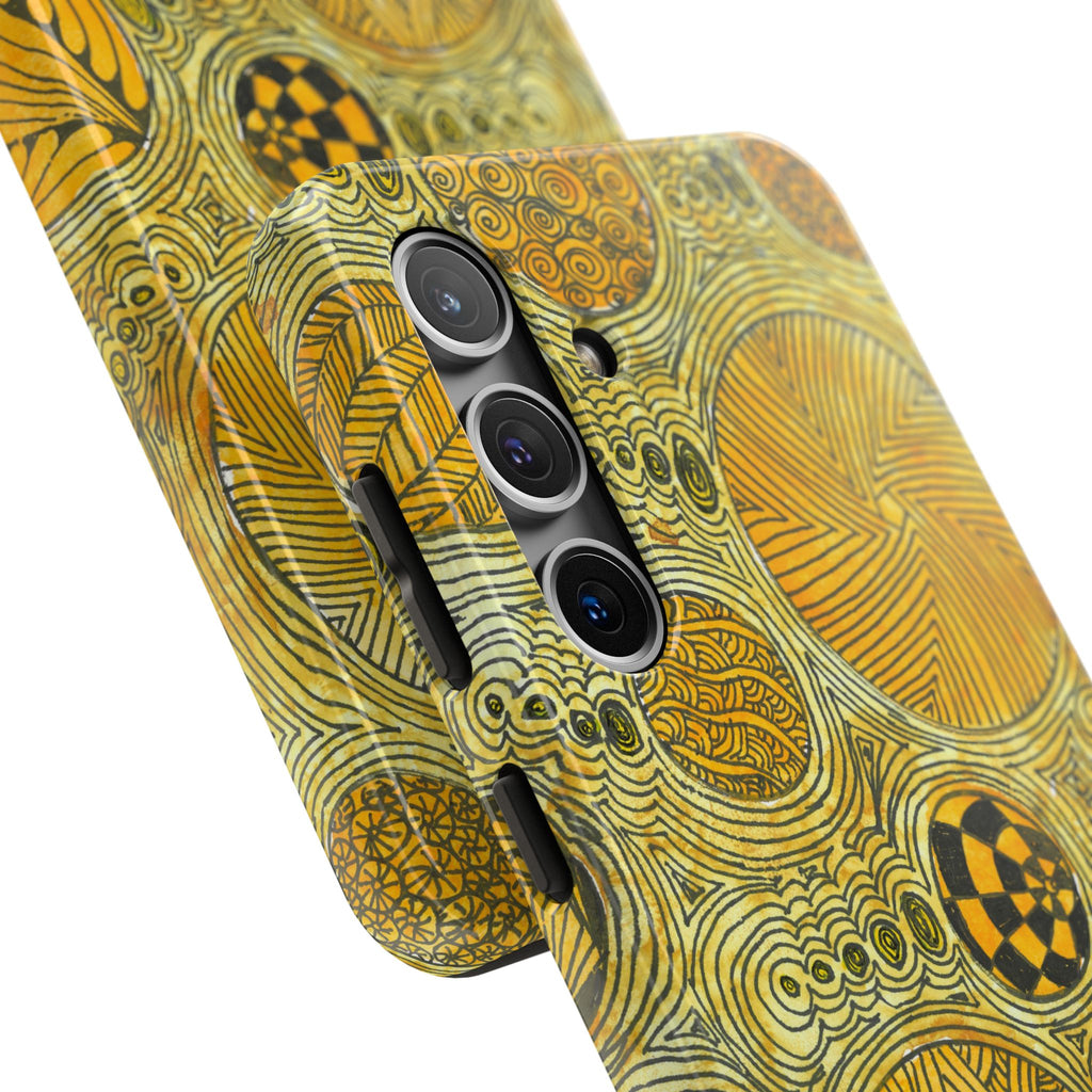 Tough Phone Case - All iPhones and Samsung Galaxys - Exciting Abstract Design #38 The Conversationalist