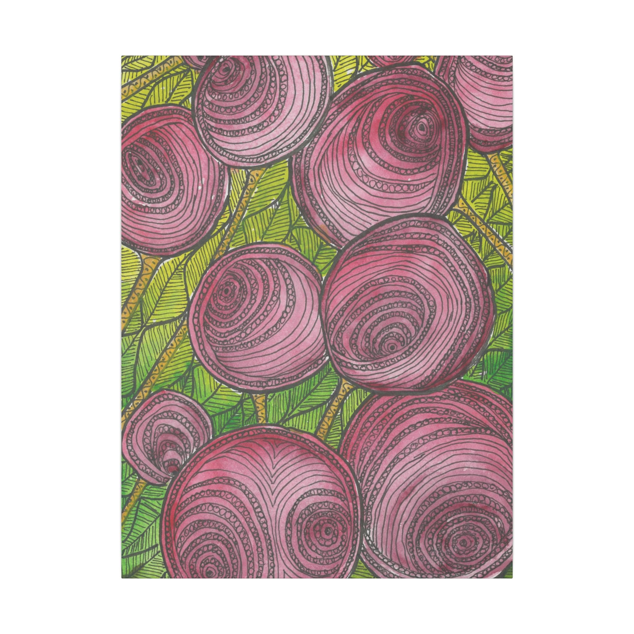 Large Colourful Wall Art, Canvas Prints, For Office, Bedroom or Living Room, or Special Gift #9 Spaced Blossoms