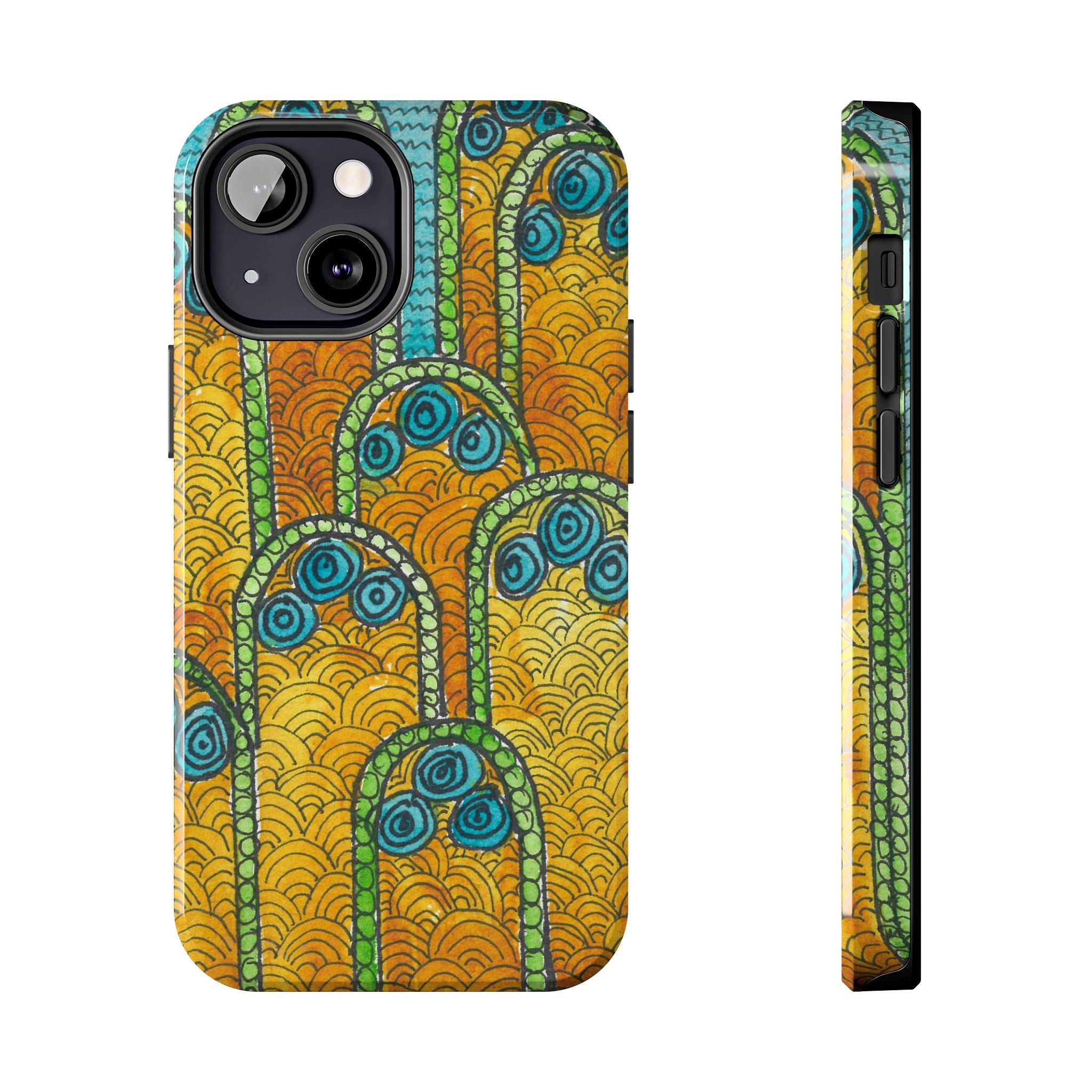 Tough Phone Case - All iPhones and Samsung Galaxys - Exciting Abstract Design #87 Belgrade Impressions - Serbia