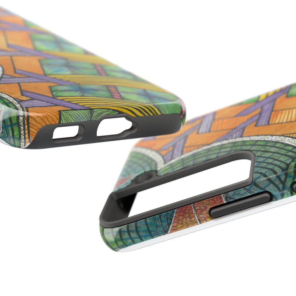 Tough Phone Case - All iPhones and Samsung Galaxys - Exciting Abstract Design #31 T'Eye Land