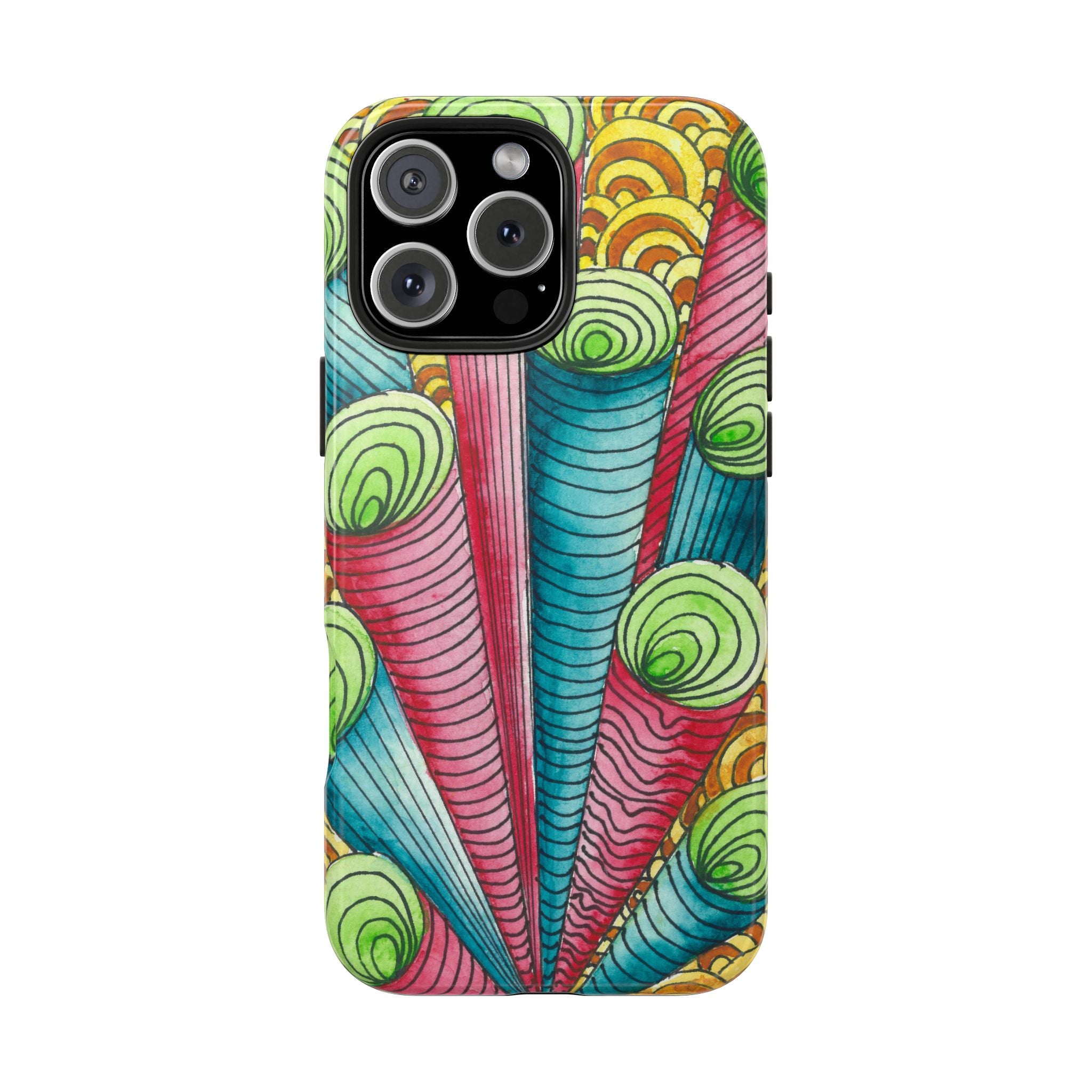 Tough Phone Case - All iPhones and Samsung Galaxys - Exciting Abstract Design #93 On A Mission