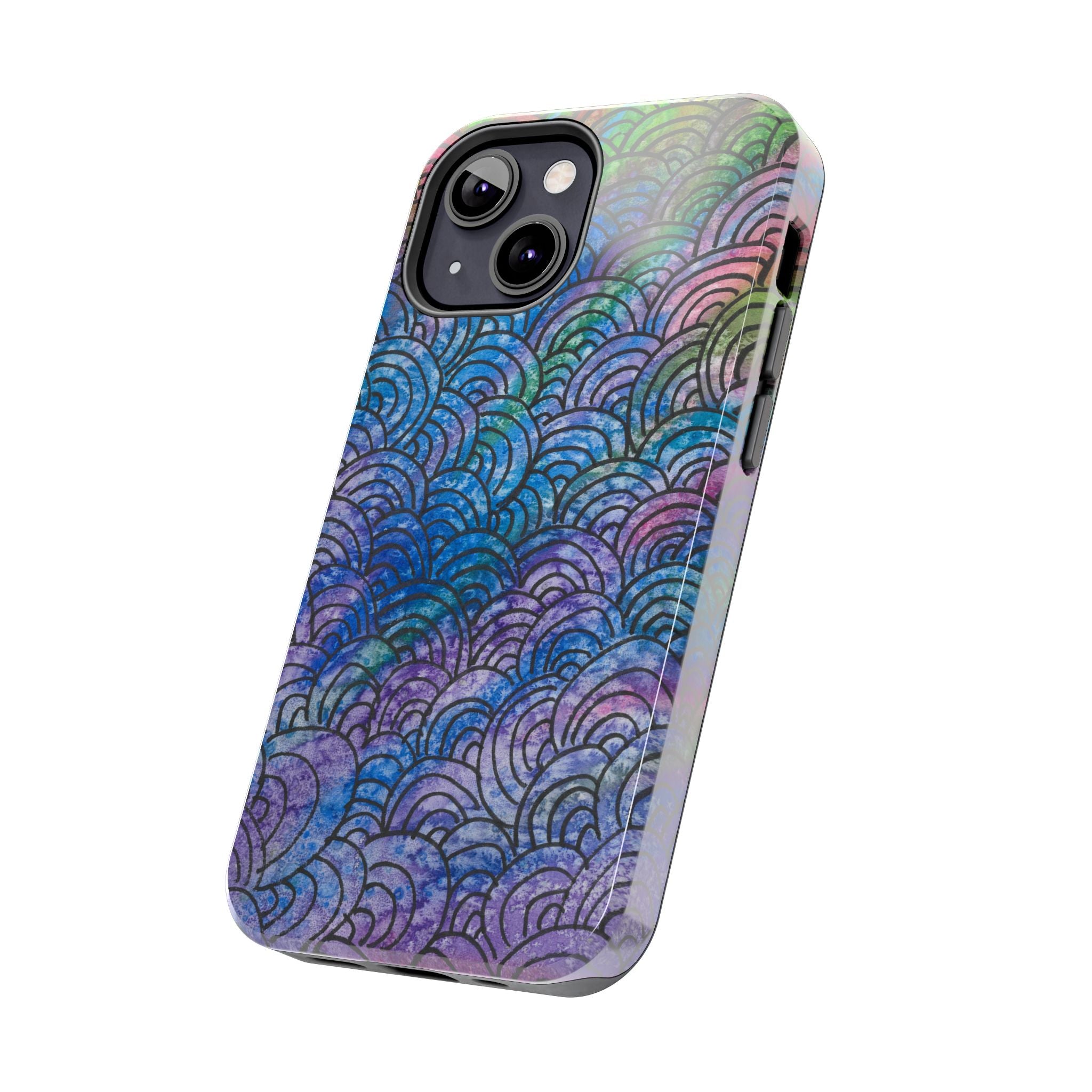 Tough Phone Case - All iPhones and Samsung Galaxys - Exciting Abstract Design #84 Ah! The Past