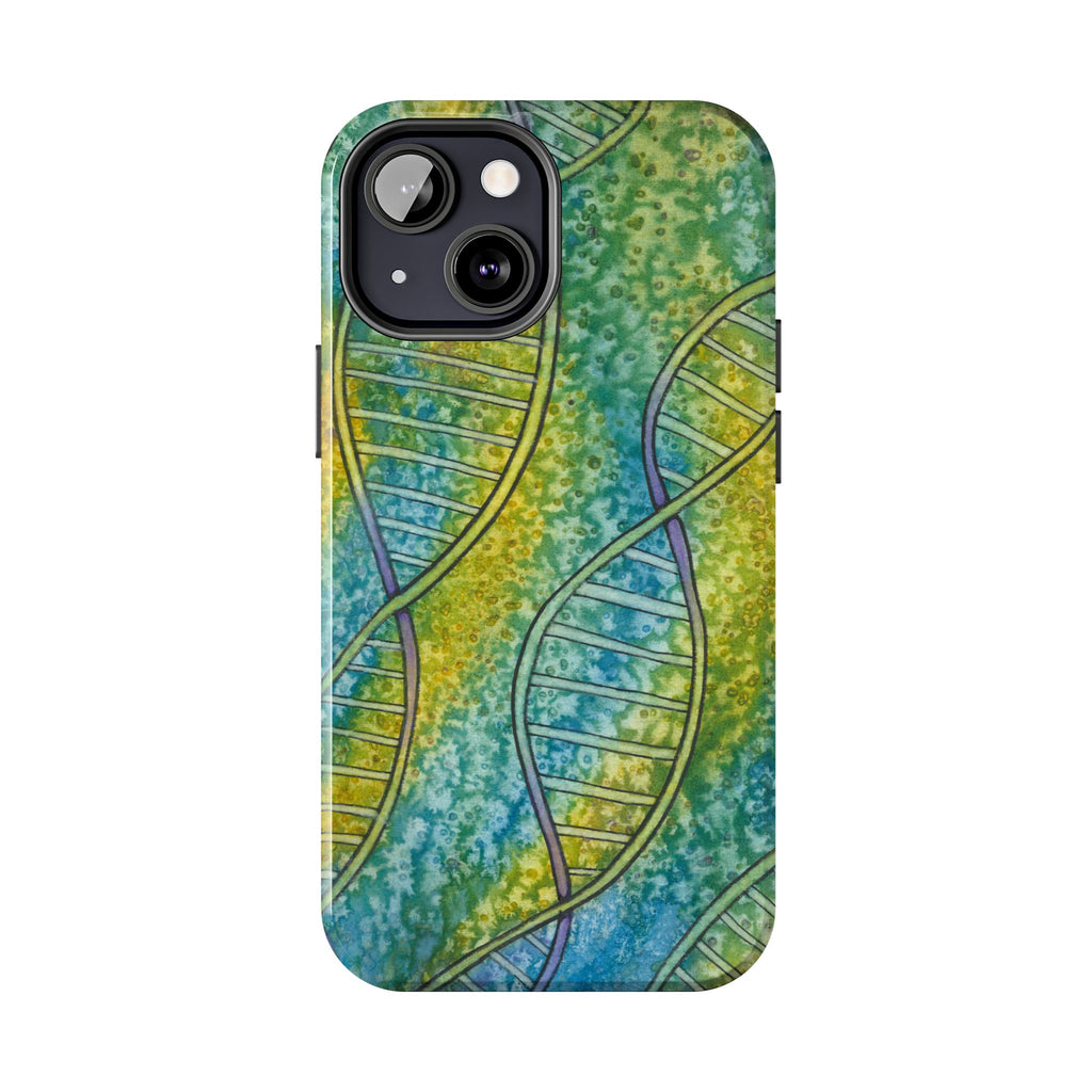 Tough Phone Case - All iPhones and Samsung Galaxys - Exciting Abstract Design #99 Crop of DNA