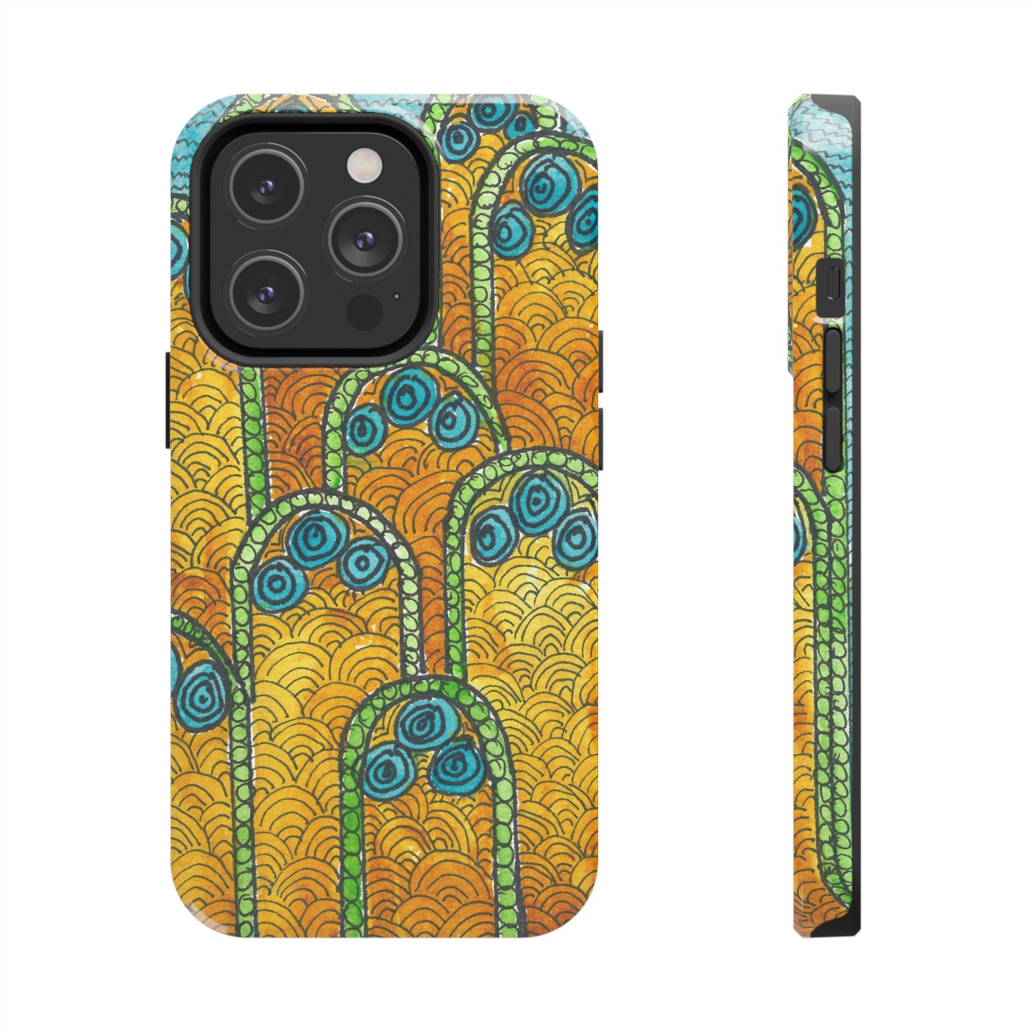 Tough Phone Case - All iPhones and Samsung Galaxys - Exciting Abstract Design #87 Belgrade Impressions - Serbia