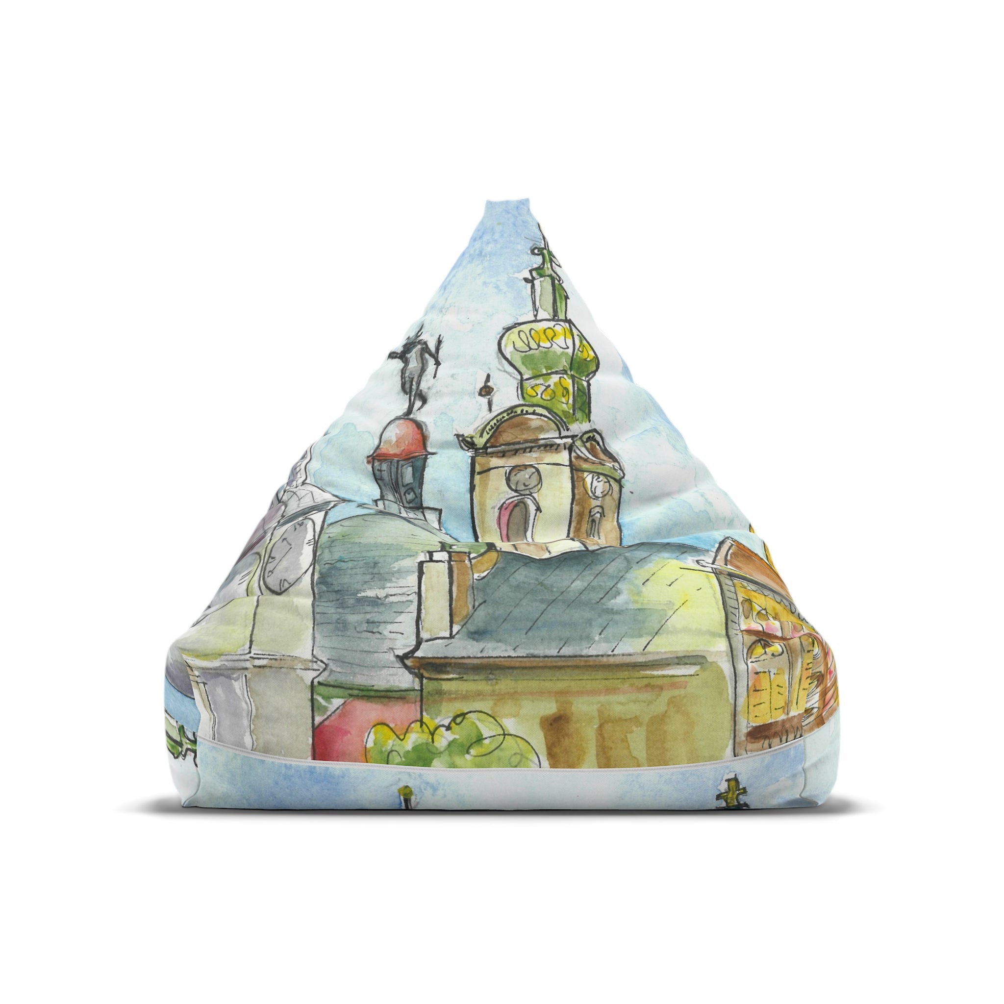Bean Bag Chair Covers For Indoor & Outdoor - 2 Sizes - Exciting Abstract Design #95 Beautiful Novi Sad - Serbia