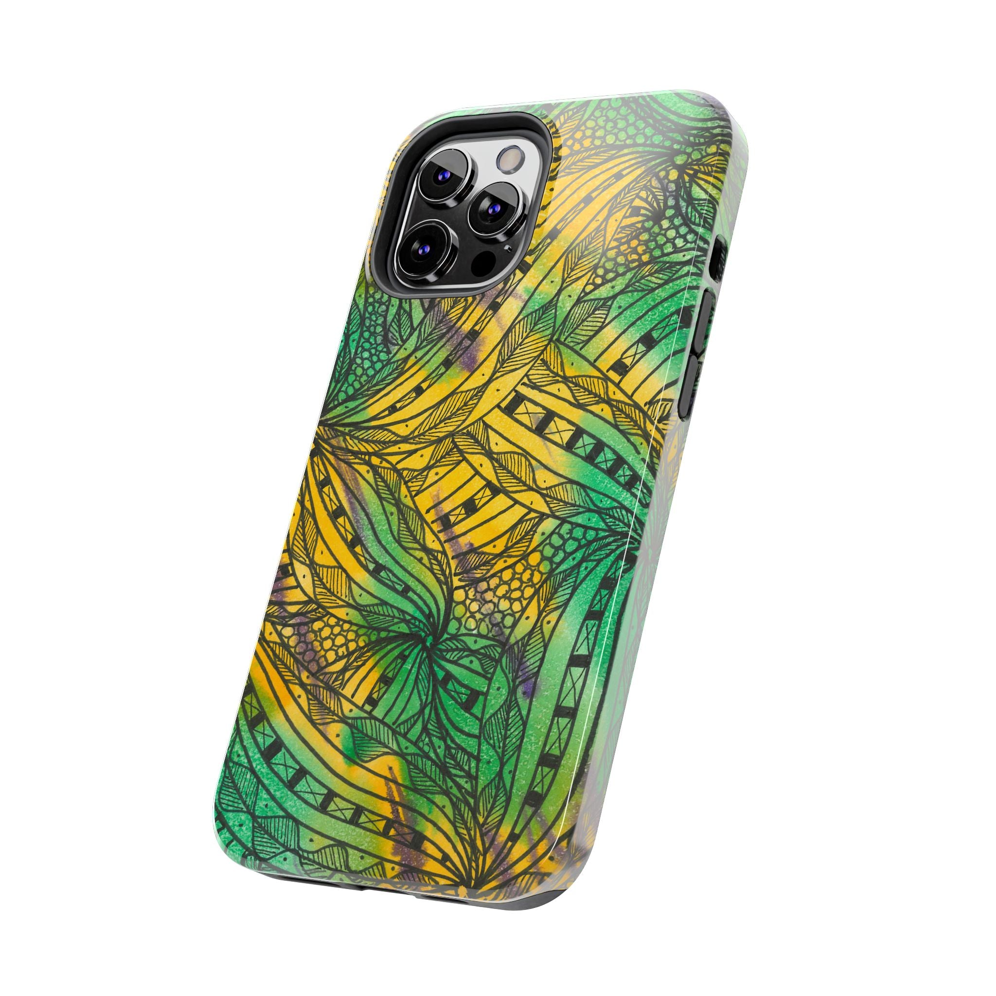 Tough Phone Case - All iPhones and Samsung Galaxys - Exciting Abstract Design #37 Shubbery!