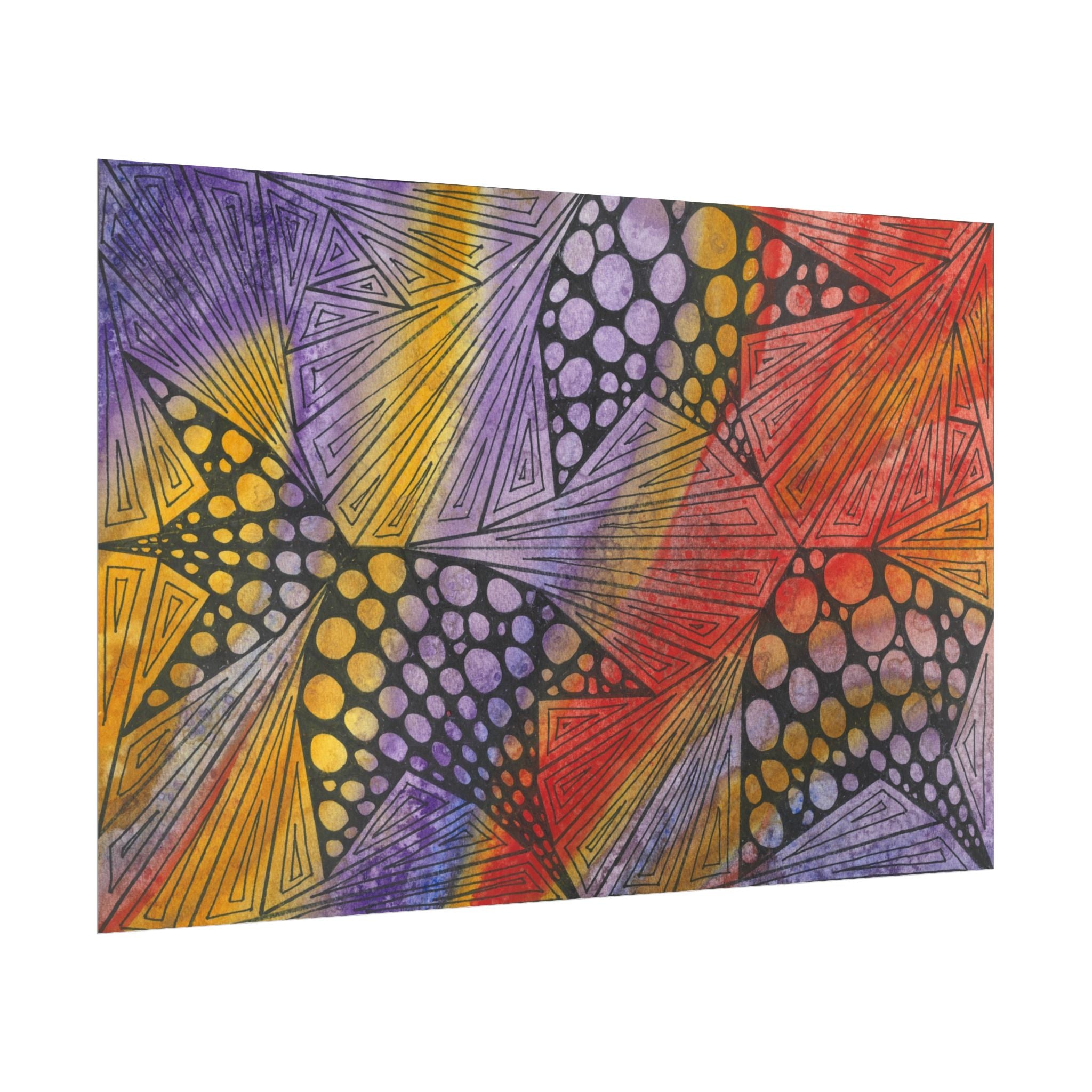 Large Colourful Wall Art, Posters & Prints, For Office, Bedroom or Living Room, or Special Gift #82 Fighting Delusions