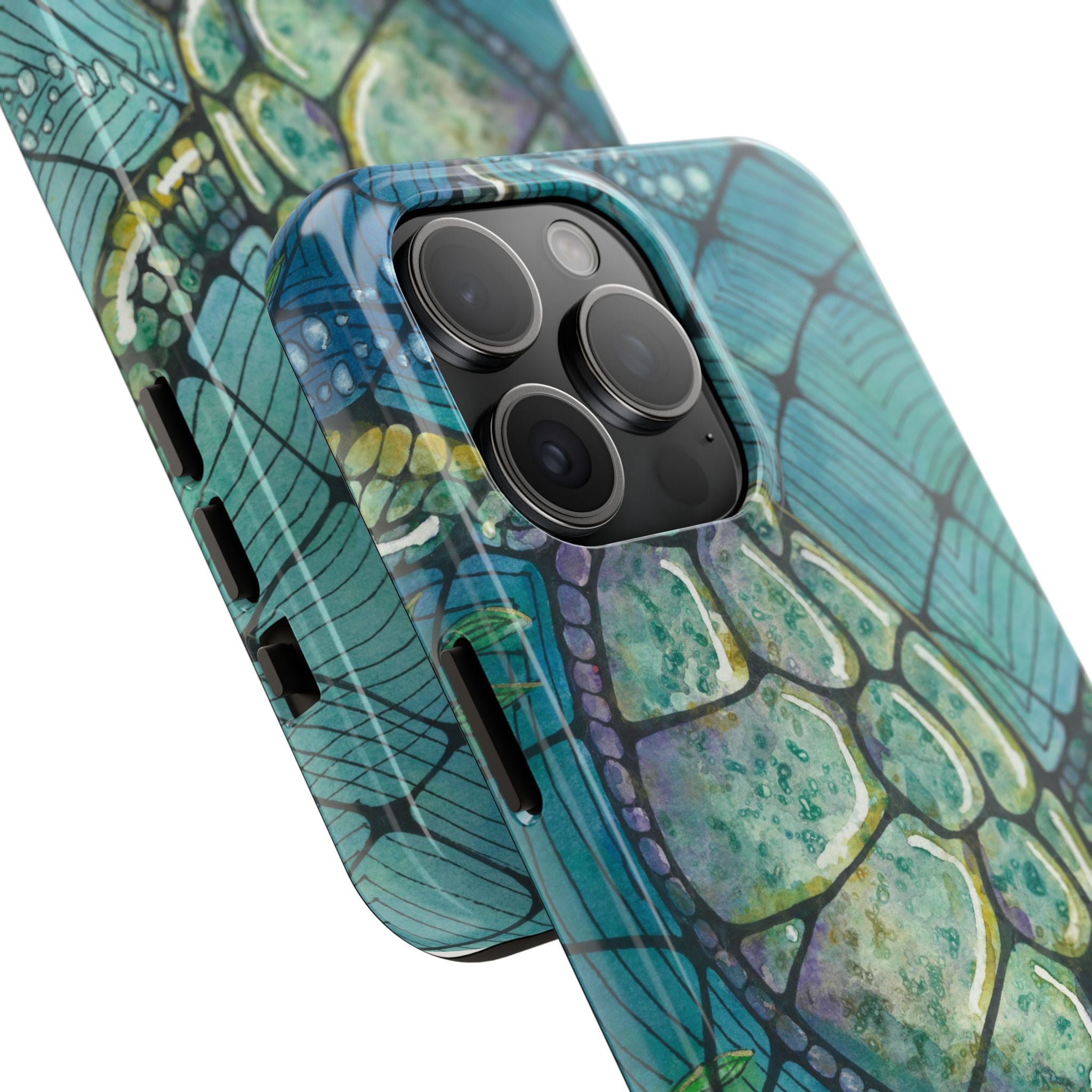 Tough Phone Case - All iPhones and Samsung Galaxys - Exciting Abstract Design #73 Turtling Along