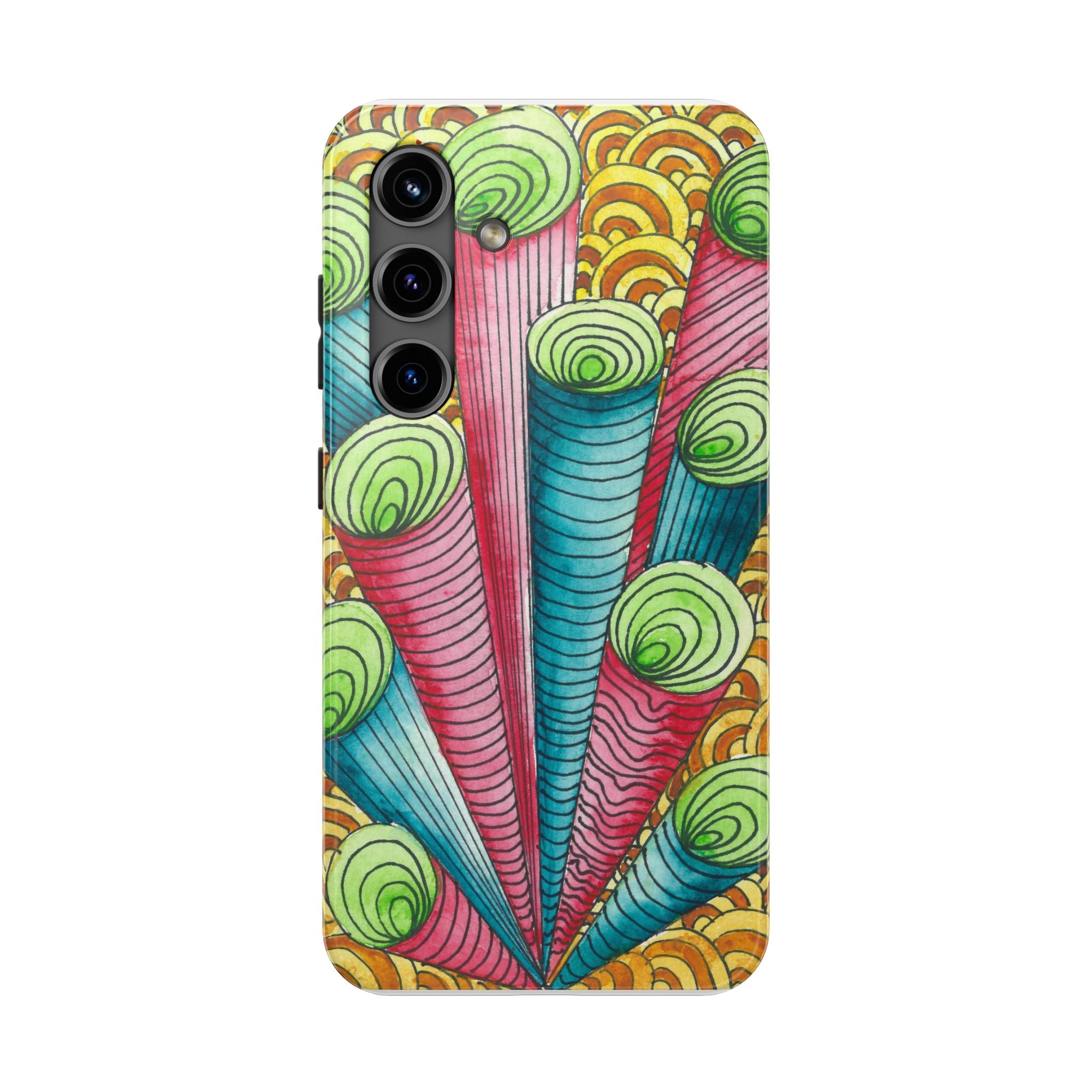 Tough Phone Case - All iPhones and Samsung Galaxys - Exciting Abstract Design #93 On A Mission