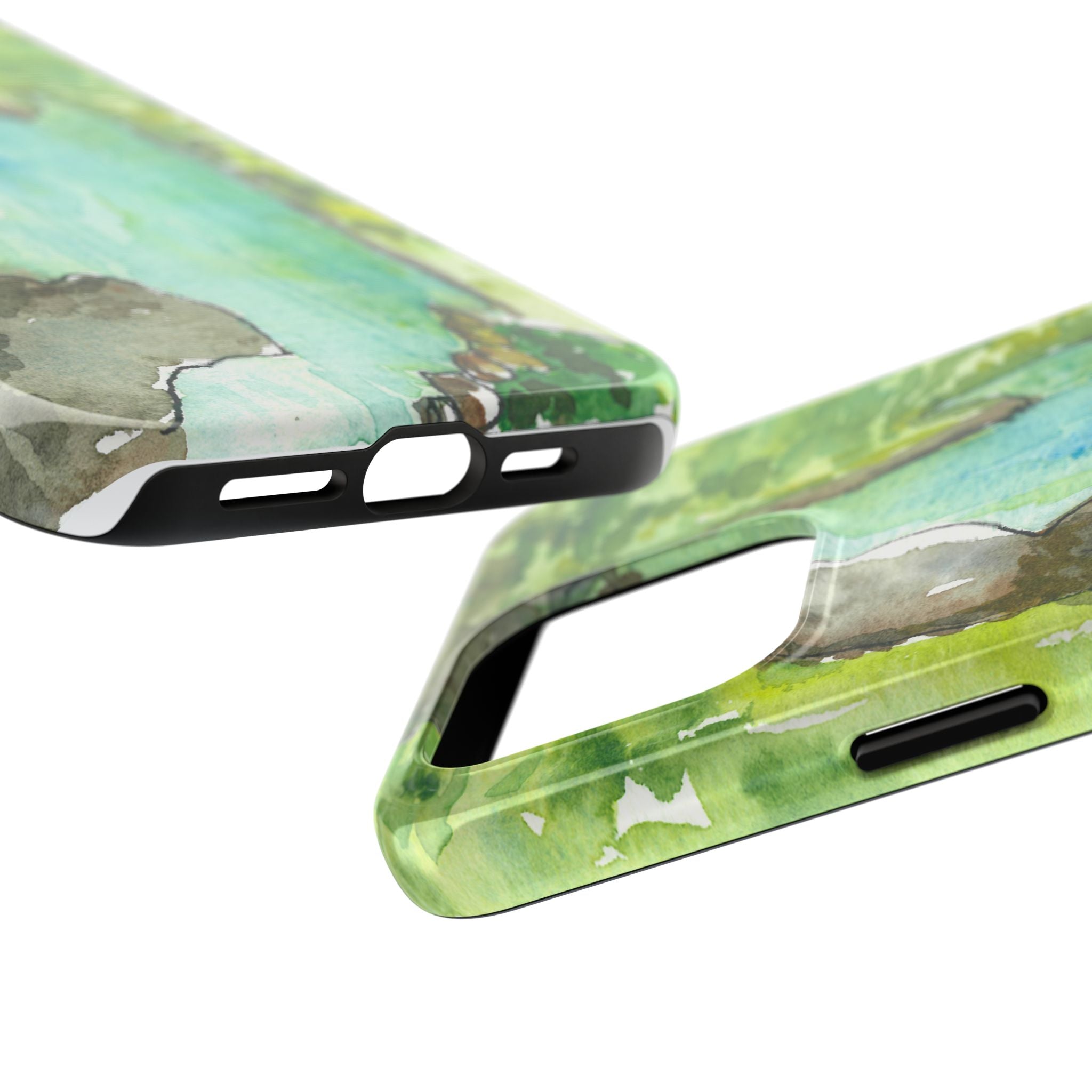 Tough Phone Case - All iPhones and Samsung Galaxys - Exciting Abstract Design #88 Tara River - Montenegro