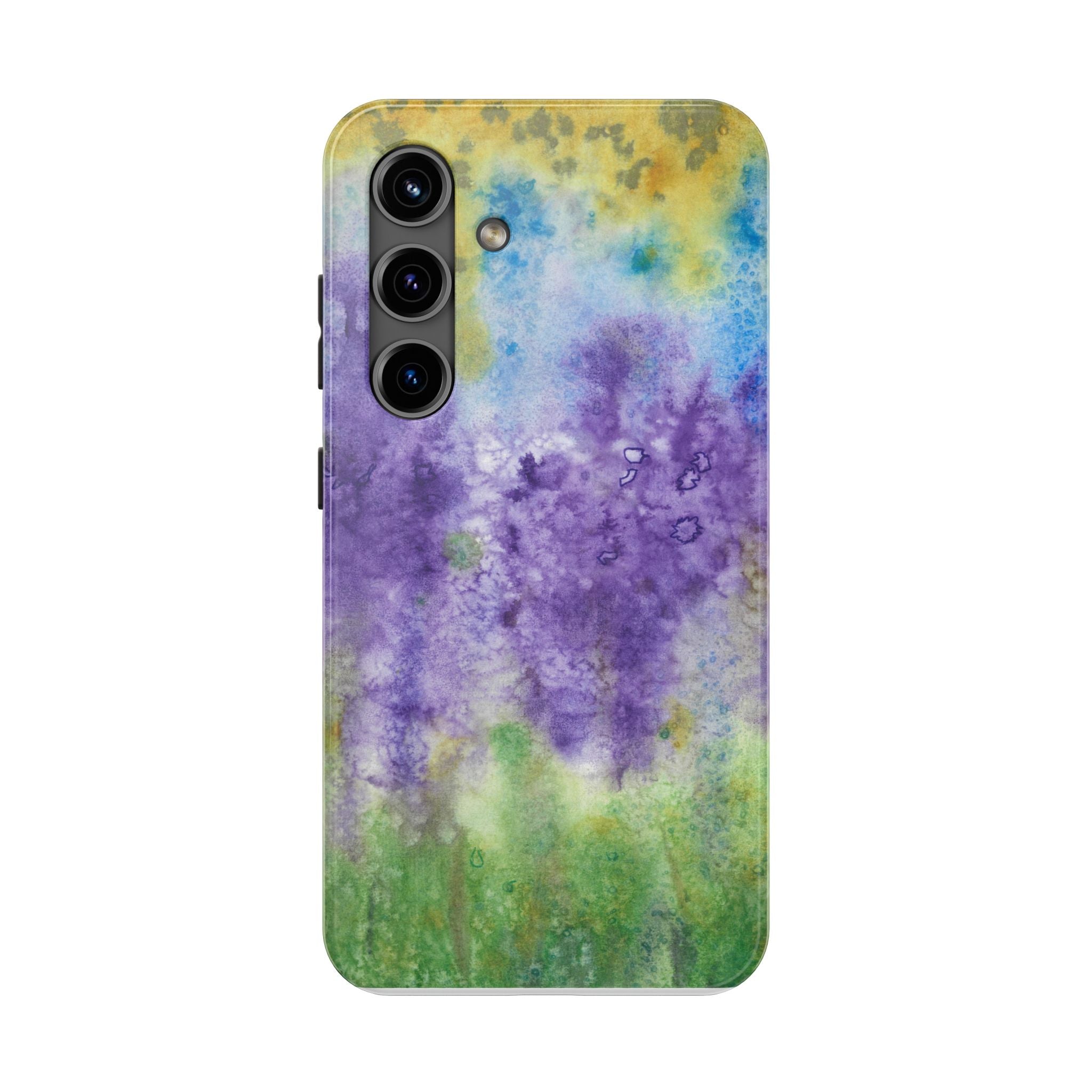 Tough Phone Case - All iPhones and Samsung Galaxys - Exciting Abstract Design #74 Lavender Fields