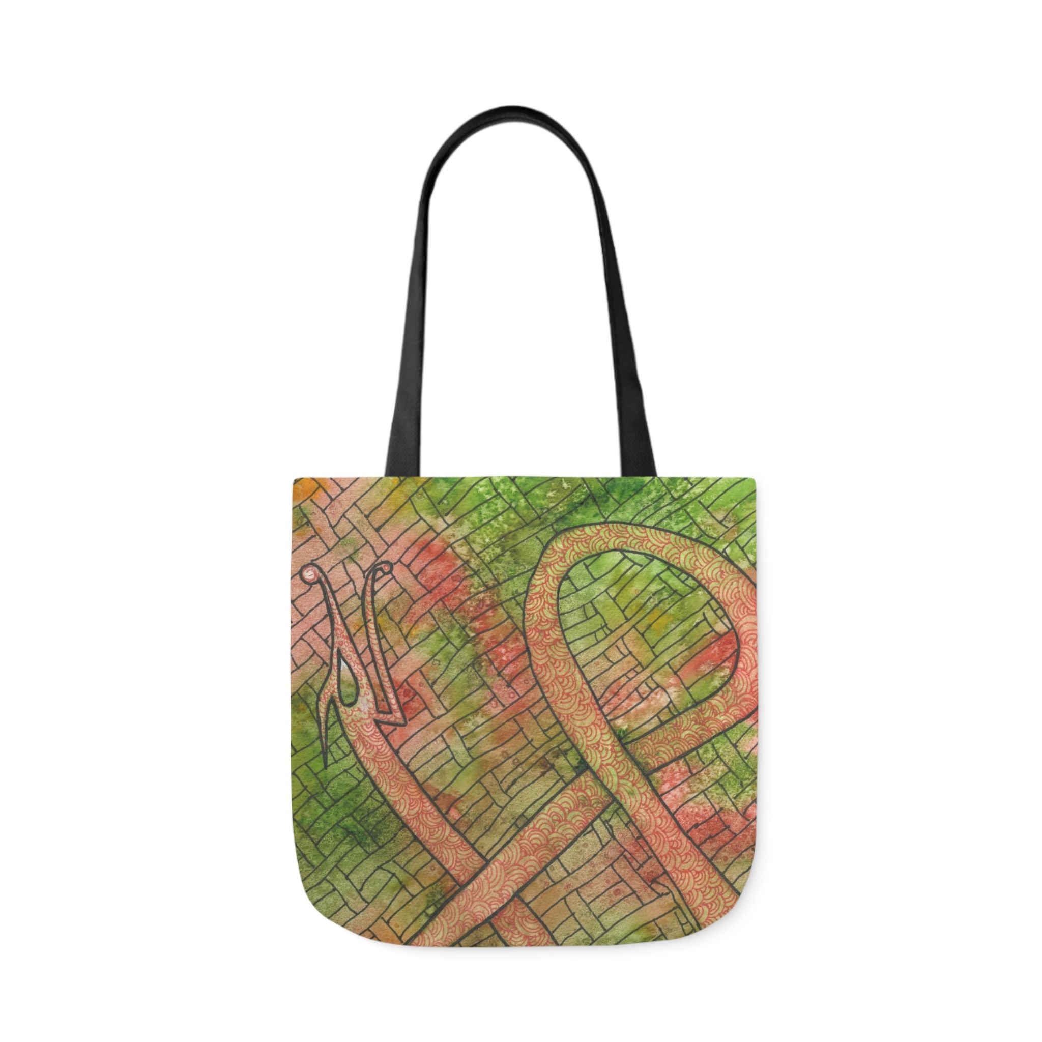 Canvas Tote Bags, Colourful Abstract Designs, 5-Color Straps, 3 Sizes.  For Family and friends or a Special Gift #57 Celtic Flavours