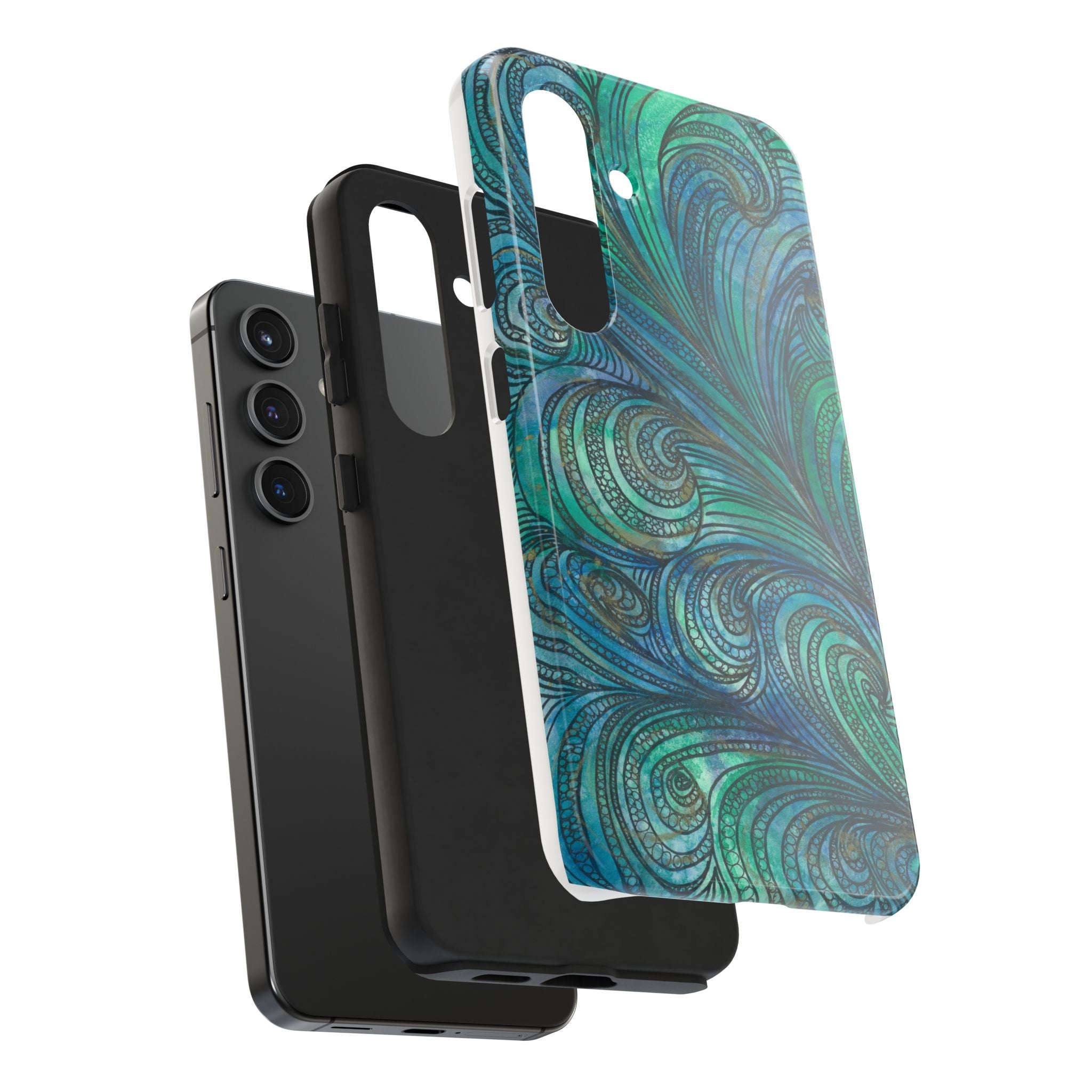 Tough Phone Case - All iPhones and Samsung Galaxys - Exciting Abstract Design #71 Call Of The Sea
