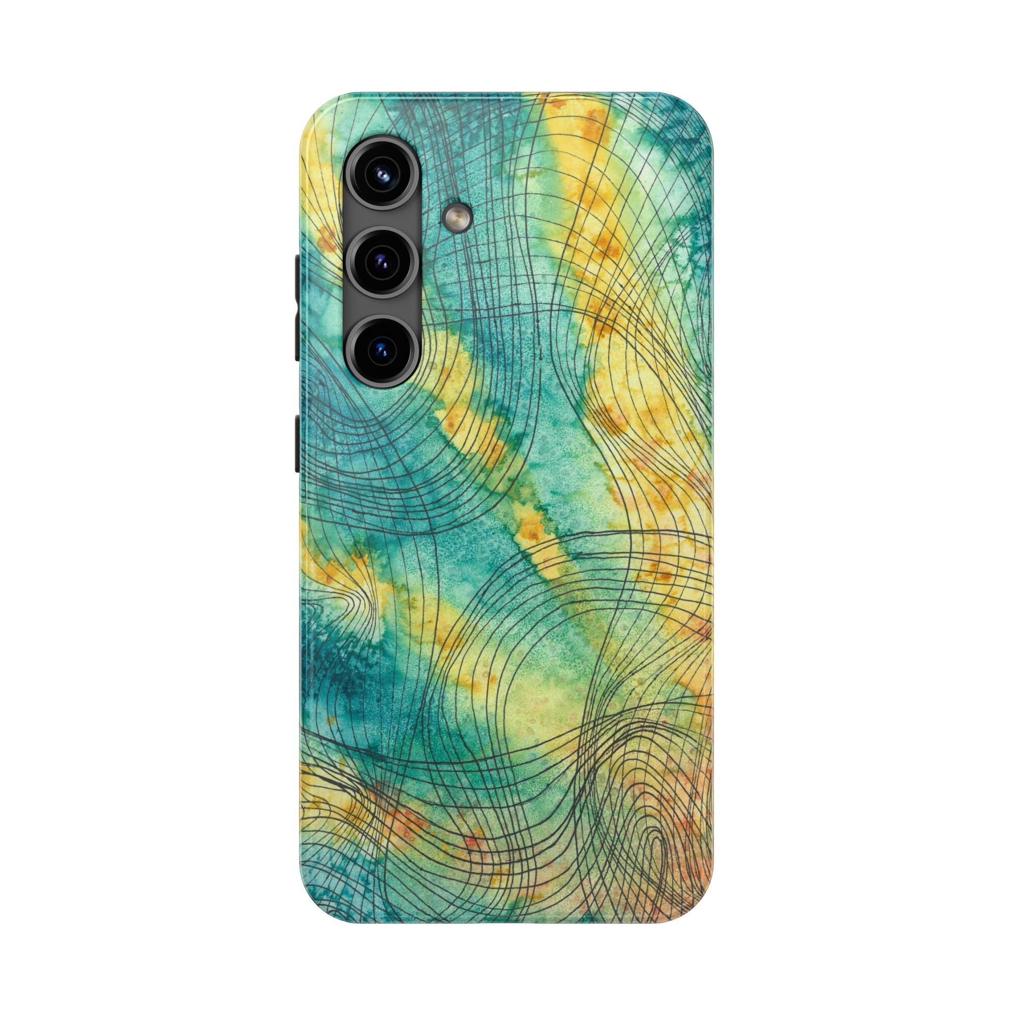Tough Phone Case - All iPhones and Samsung Galaxys - Exciting Abstract Design #81 The Only Way Is Up