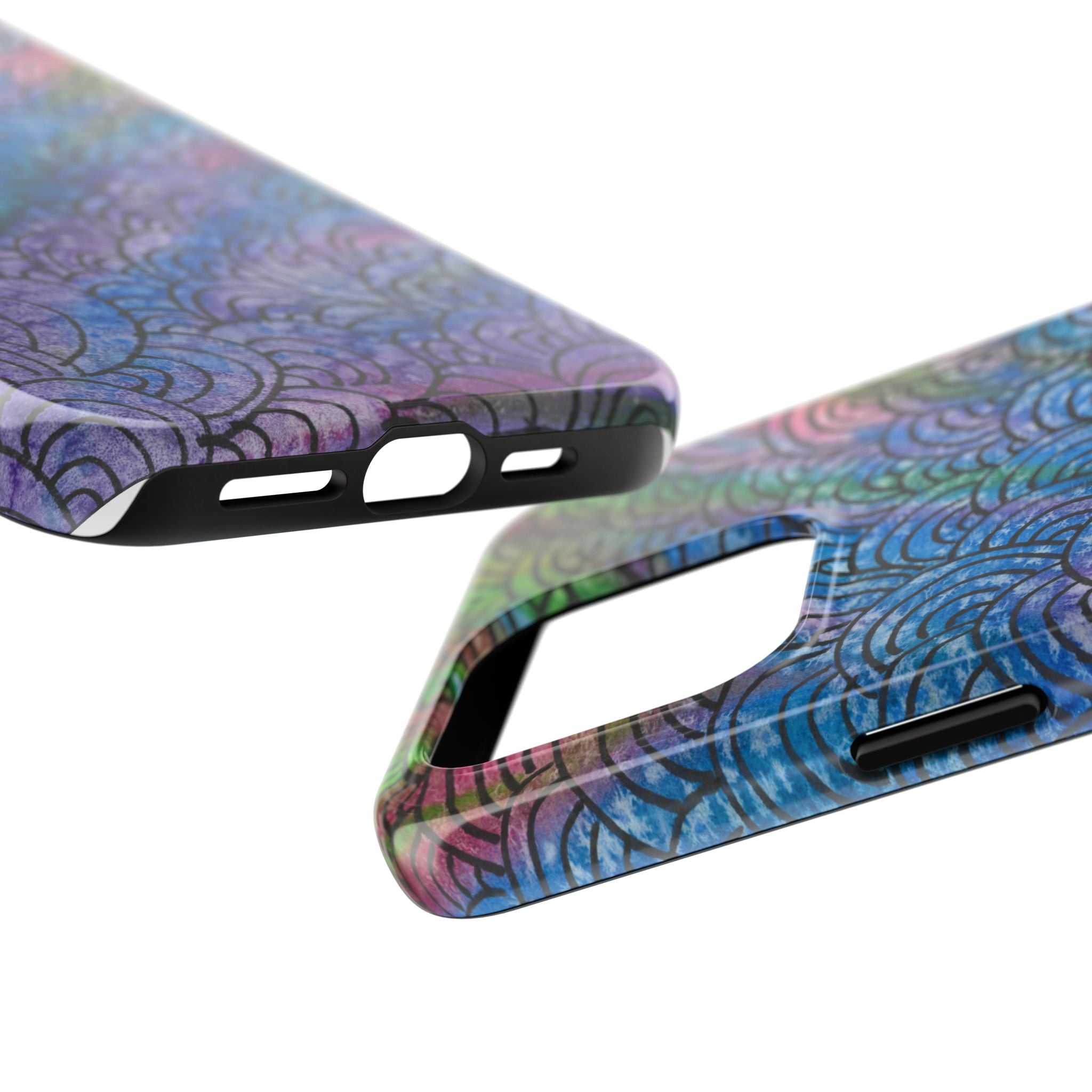 Tough Phone Case - All iPhones and Samsung Galaxys - Exciting Abstract Design #84 Ah! The Past