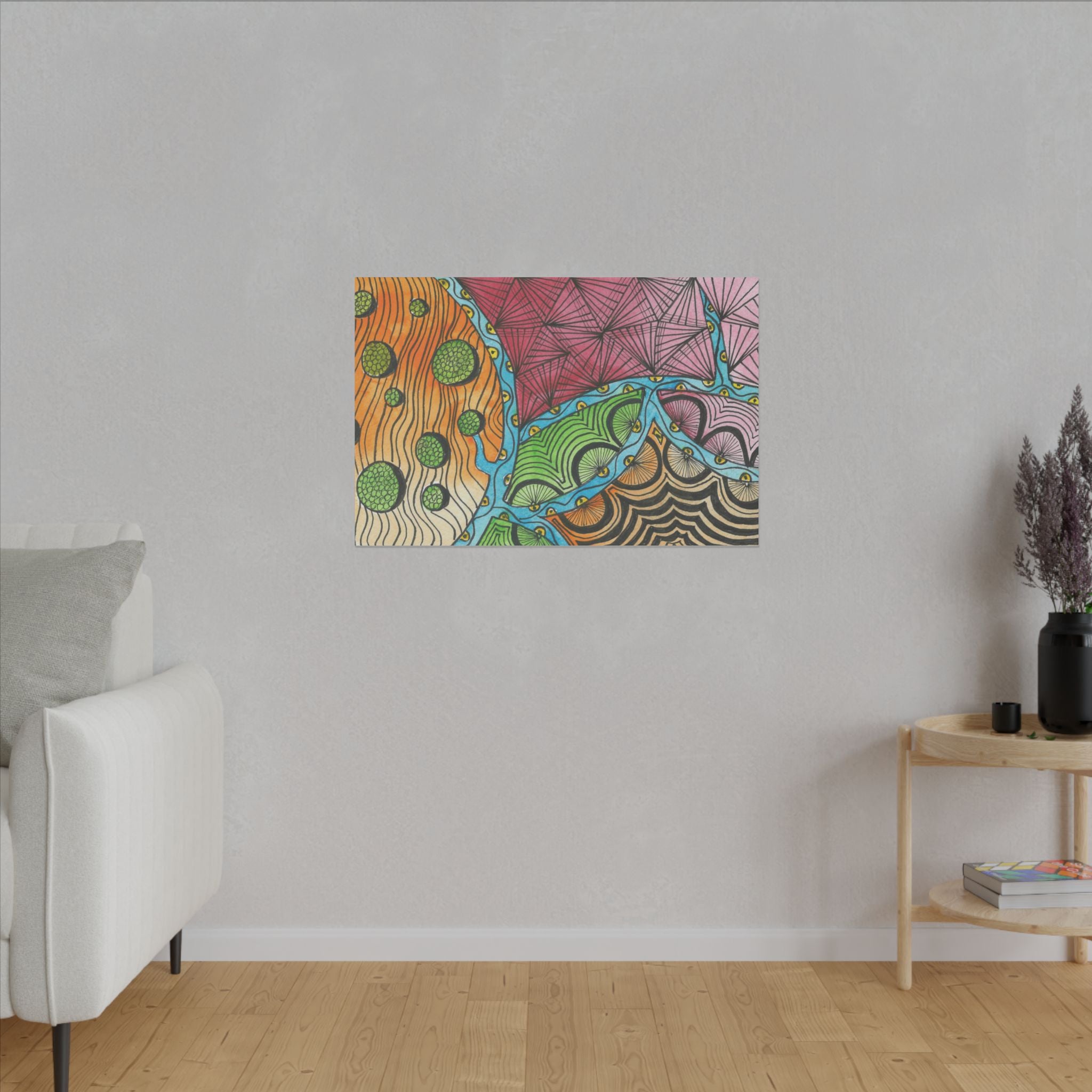 Large Colourful Wall Art, Canvas Prints, For Office, Bedroom or Living Room, or Special Gift #11 Today's The Day