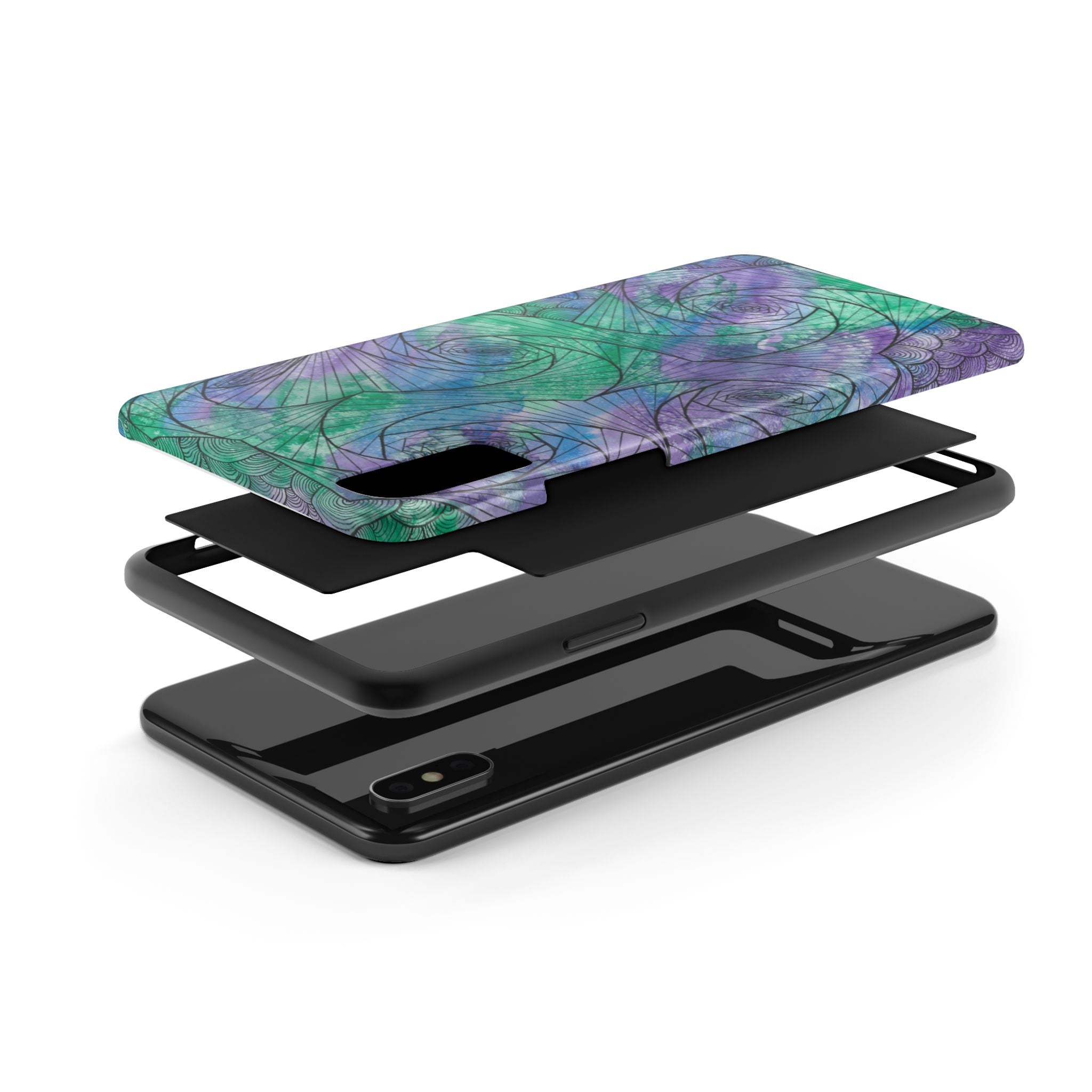 Tough Phone Case - All iPhones and Samsung Galaxys - Exciting Abstract Design  #50 If Not Now When