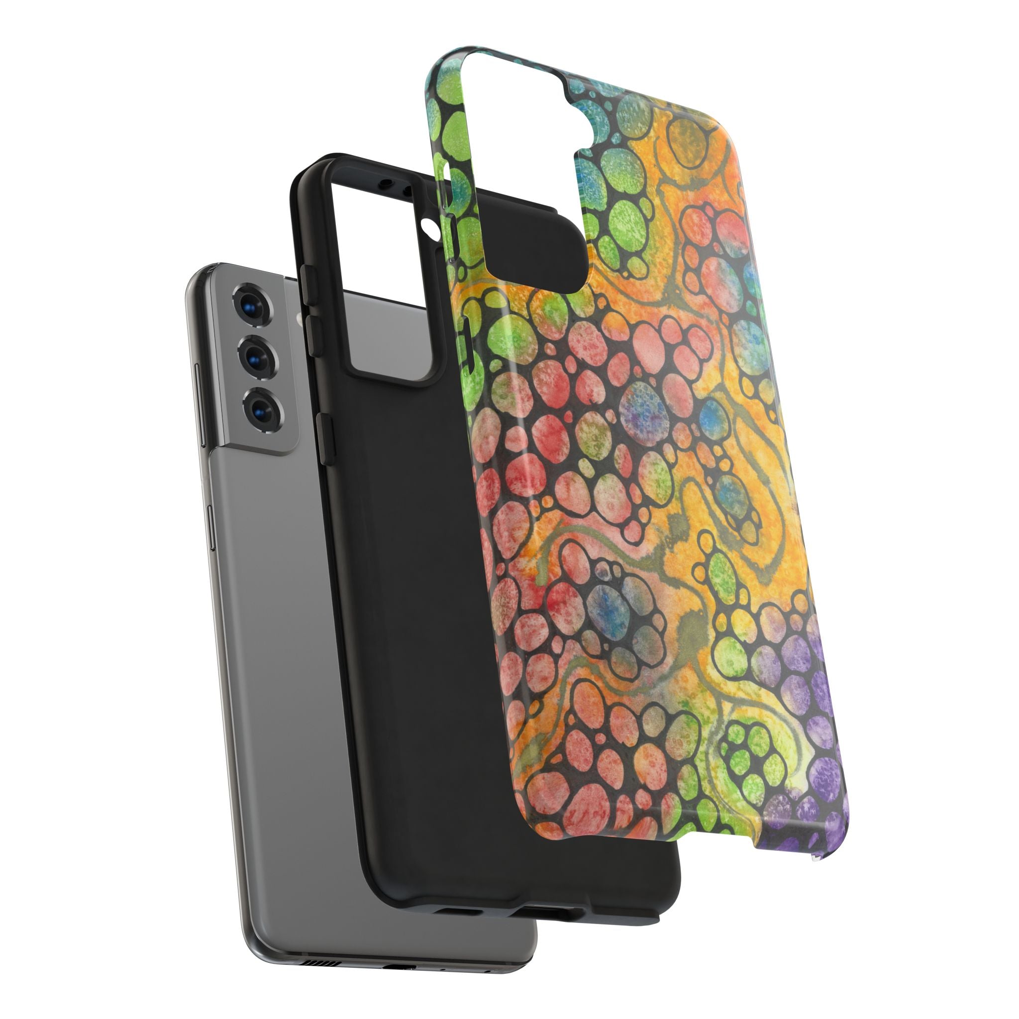 Tough Phone Case - All iPhones and Samsung Galaxys - Exciting Abstract Design #77 River Of Dreams