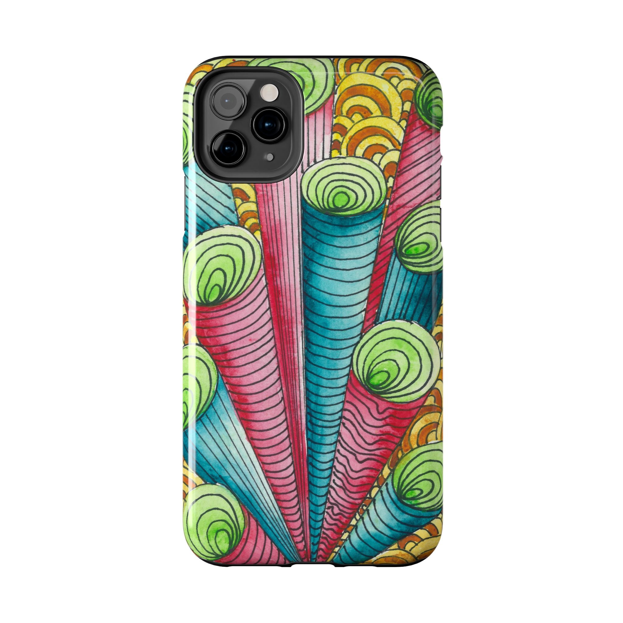 Tough Phone Case - All iPhones and Samsung Galaxys - Exciting Abstract Design #93 On A Mission