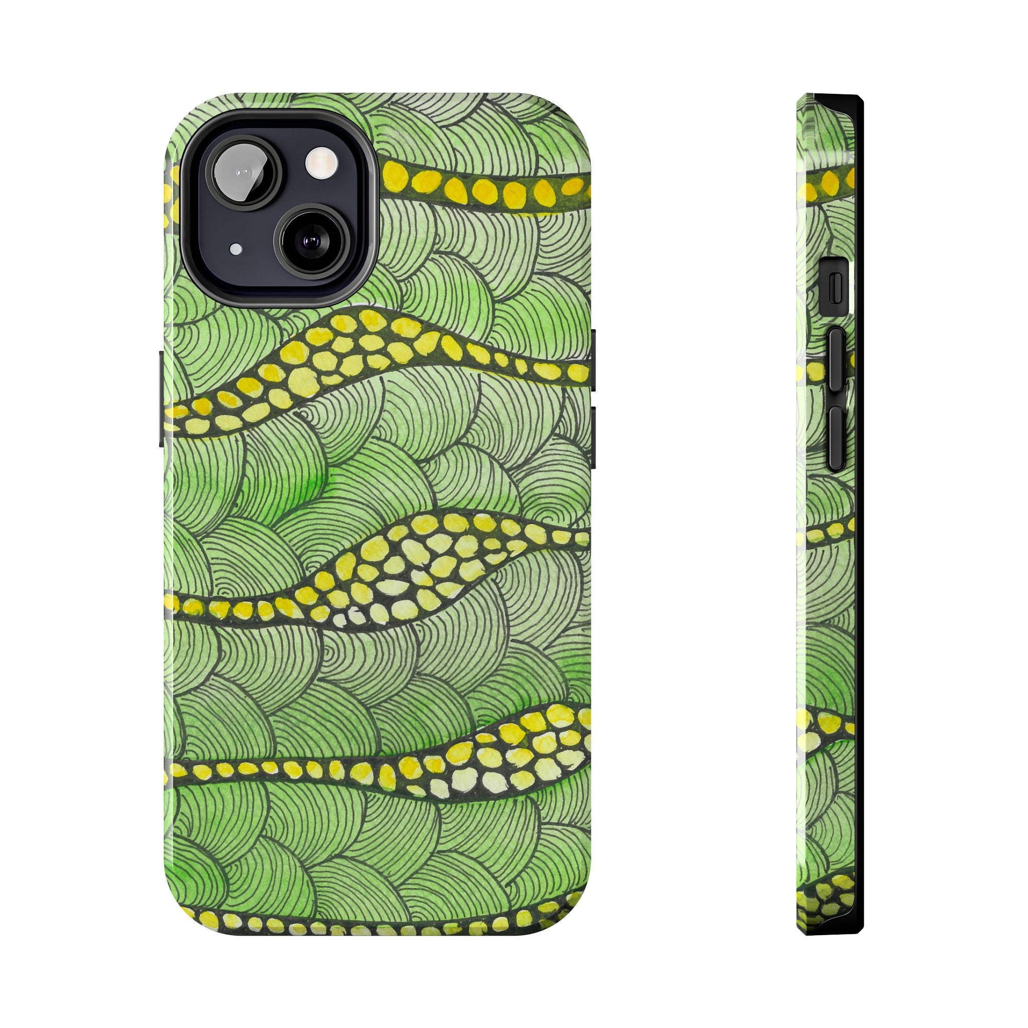 Tough Phone Case - All iPhones and Samsung Galaxys - Exciting Abstract Design #13 Watcha Thinking