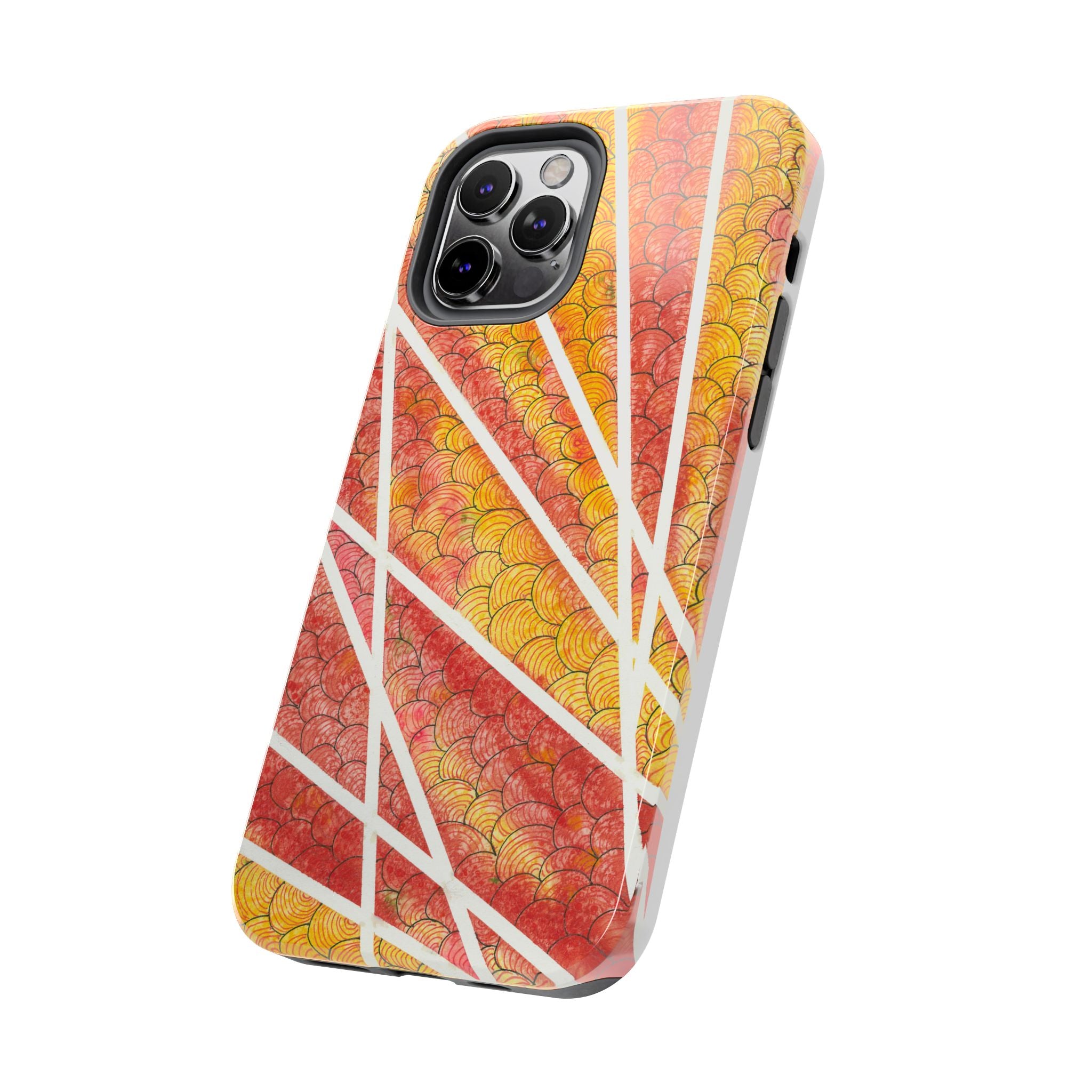 Tough Phone Case - All iPhones and Samsung Galaxys - Exciting Abstract Design #67 Max Mimosa