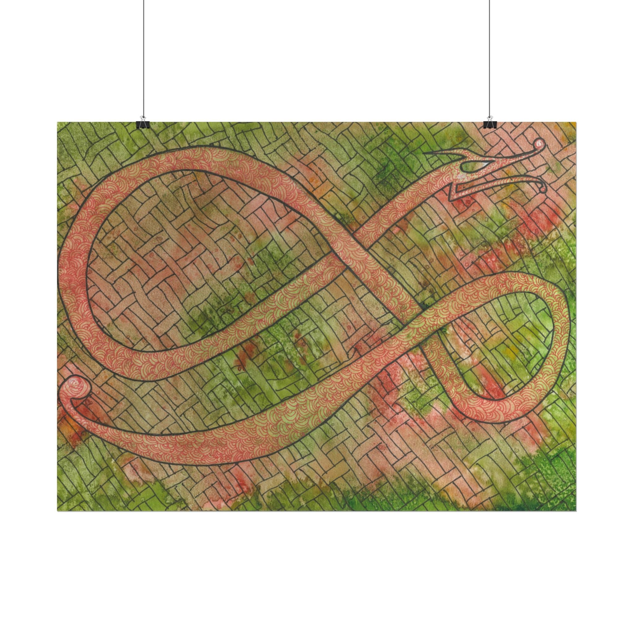 Large Colourful Wall Art, Posters & Prints, For Office, Bedroom or Living Room, or Special Gift #57 Celtic Flavours