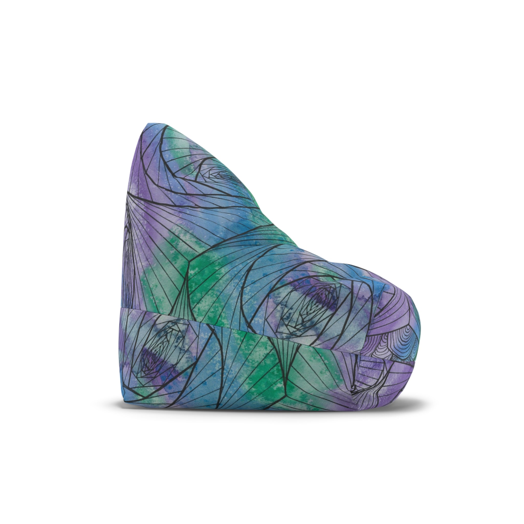 Bean Bag Chair Covers For Indoor & Outdoor - 2 Sizes - Exciting Abstract Design #50 If Not Now When?