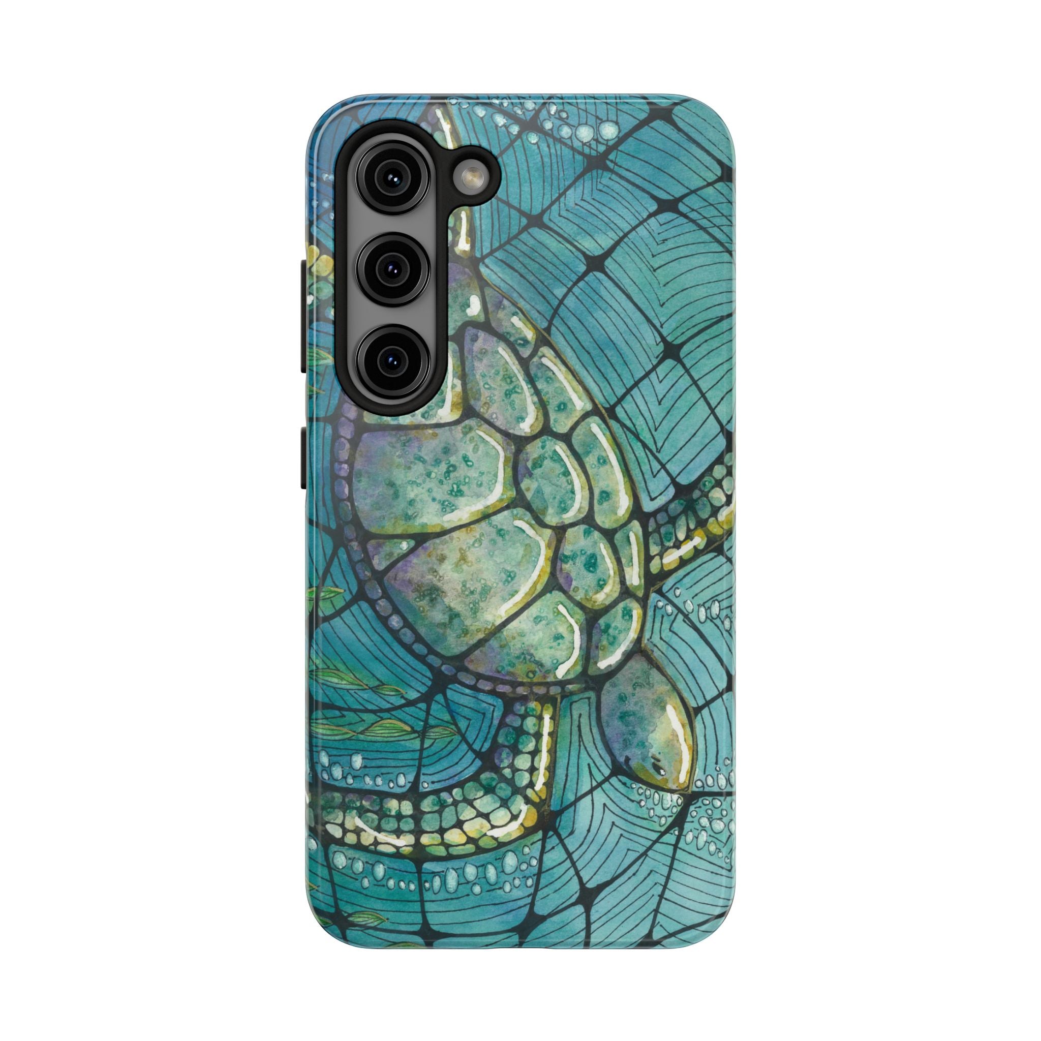 Tough Phone Case - All iPhones and Samsung Galaxys - Exciting Abstract Design #73 Turtling Along